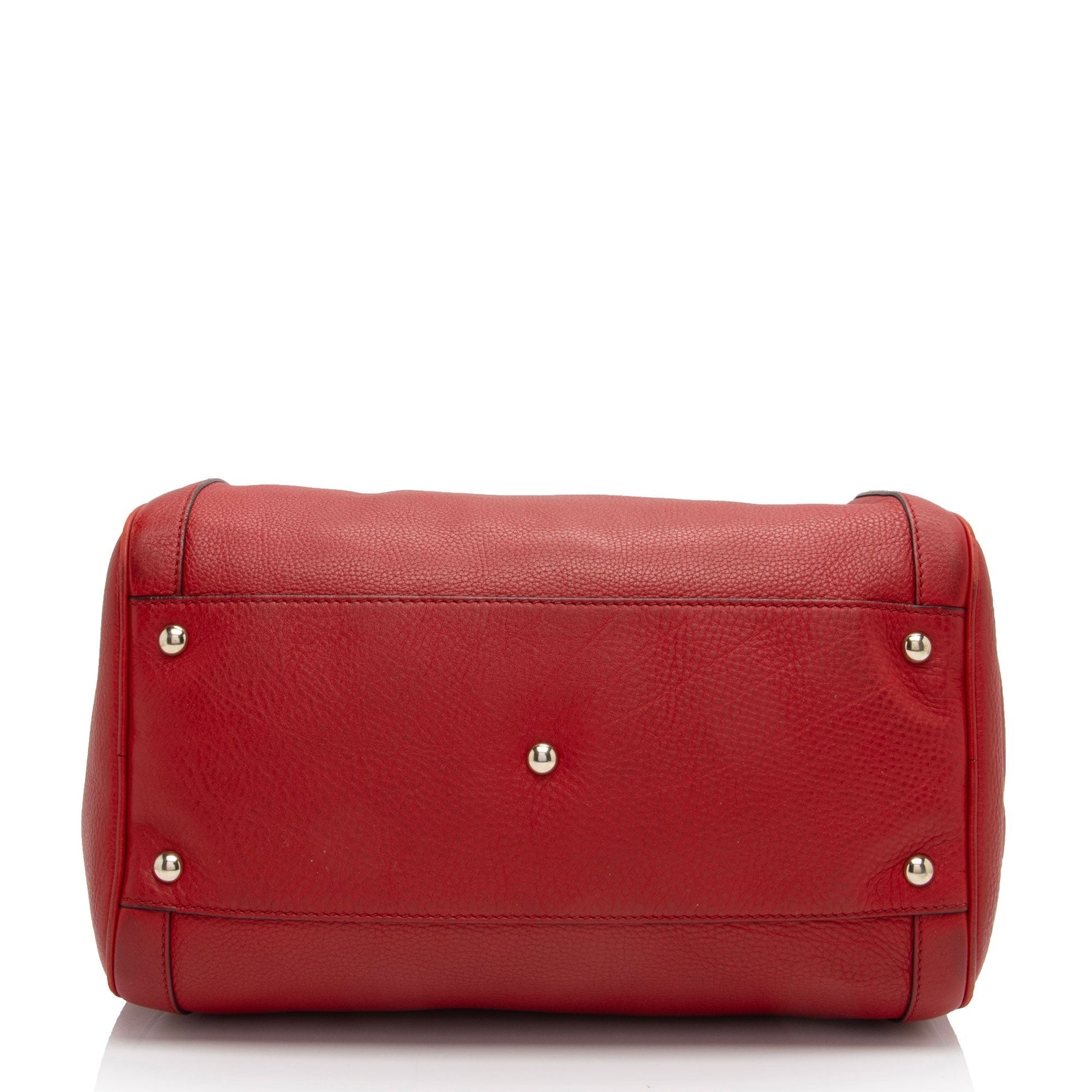 Gucci Leather Canvas Handbag