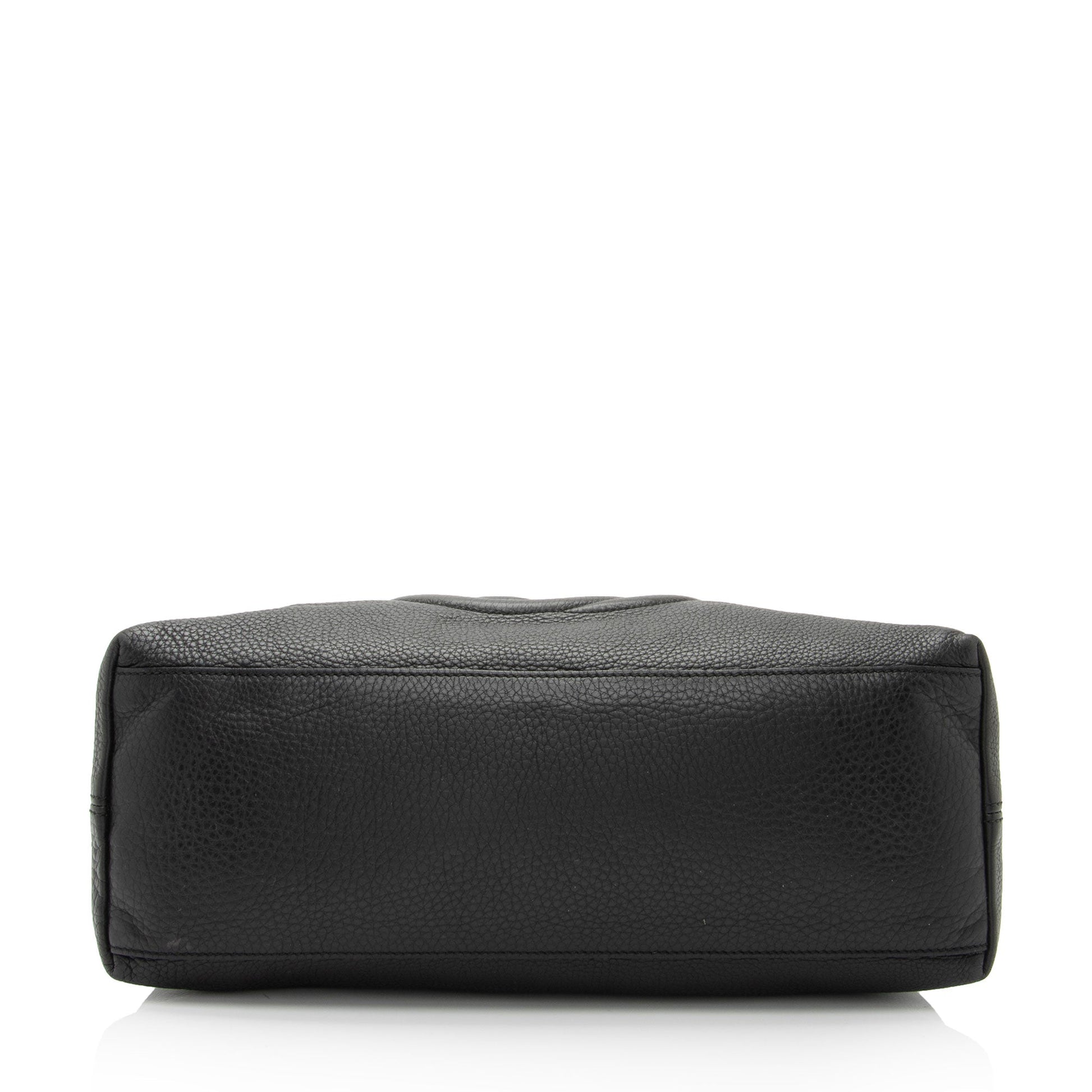 Gucci Leather Canvas Shoulder Bag