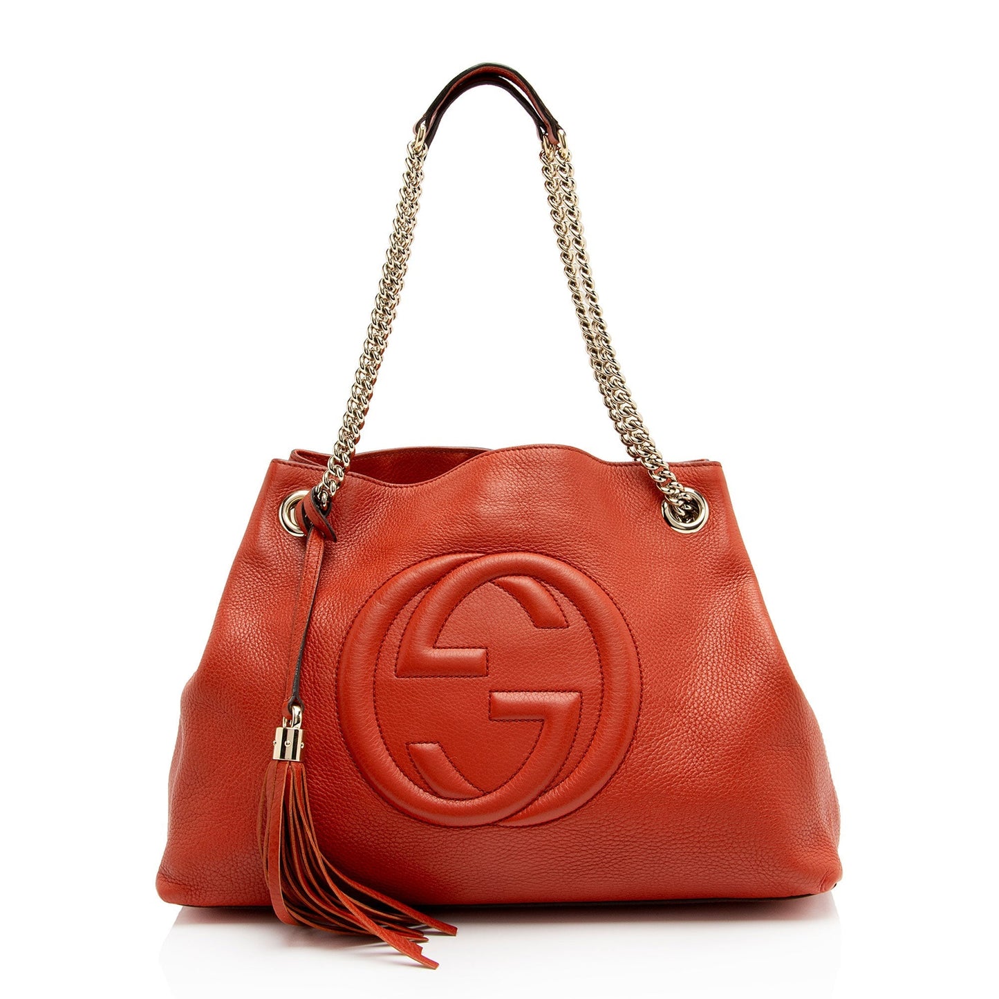Gucci Leather Canvas Shoulder Bag