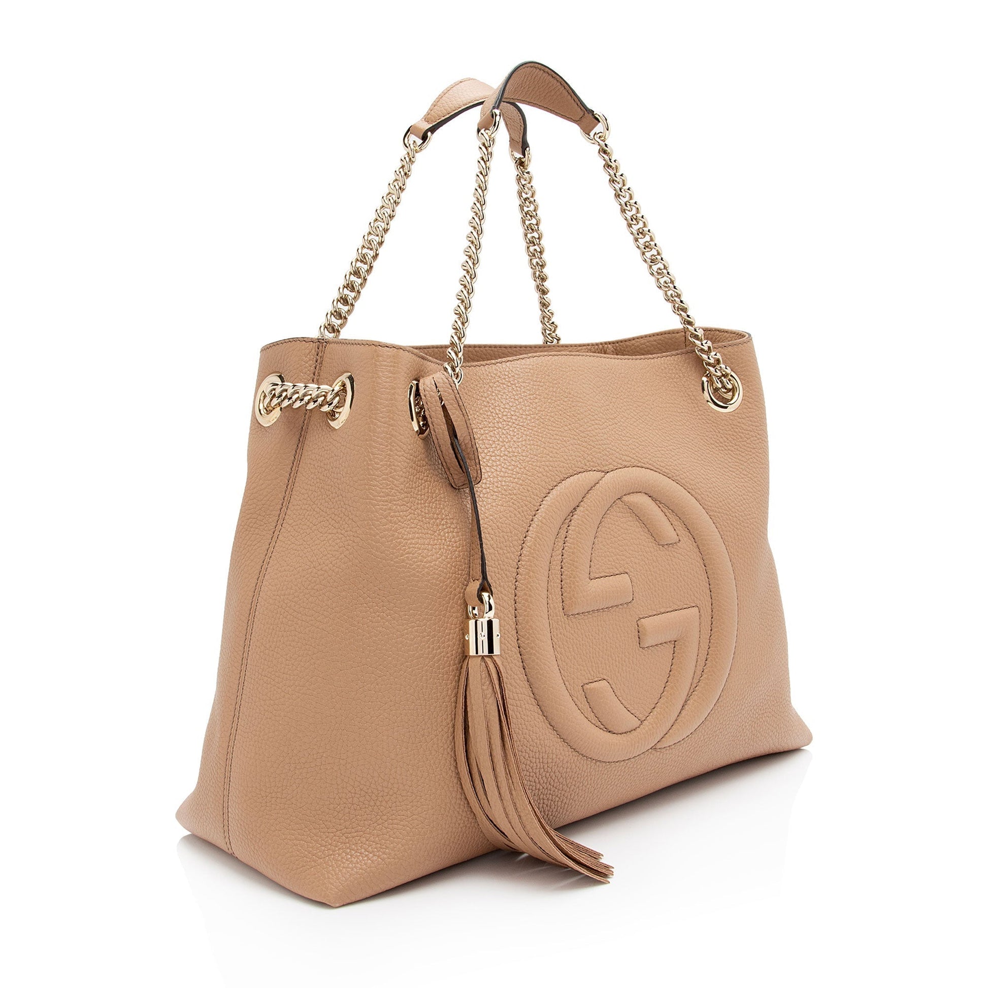Gucci Leather Canvas Shoulder Bag