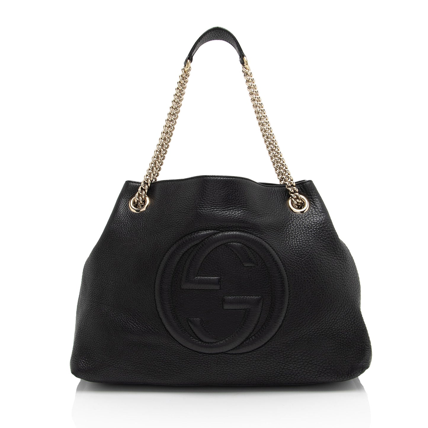 Gucci Leather Canvas Shoulder Bag