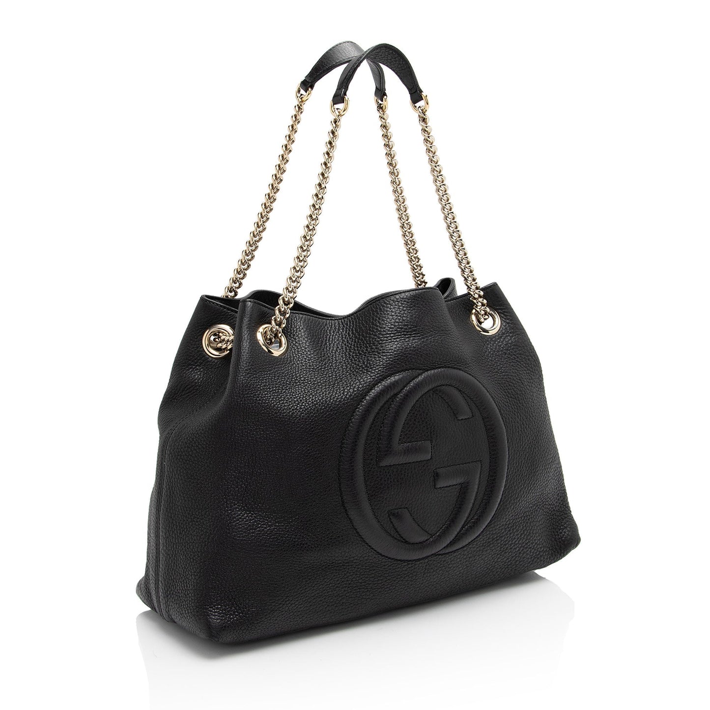 Gucci Leather Canvas Shoulder Bag
