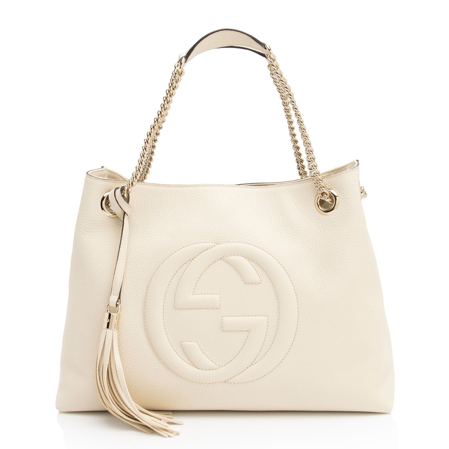 Gucci Leather Canvas Shoulder Bag