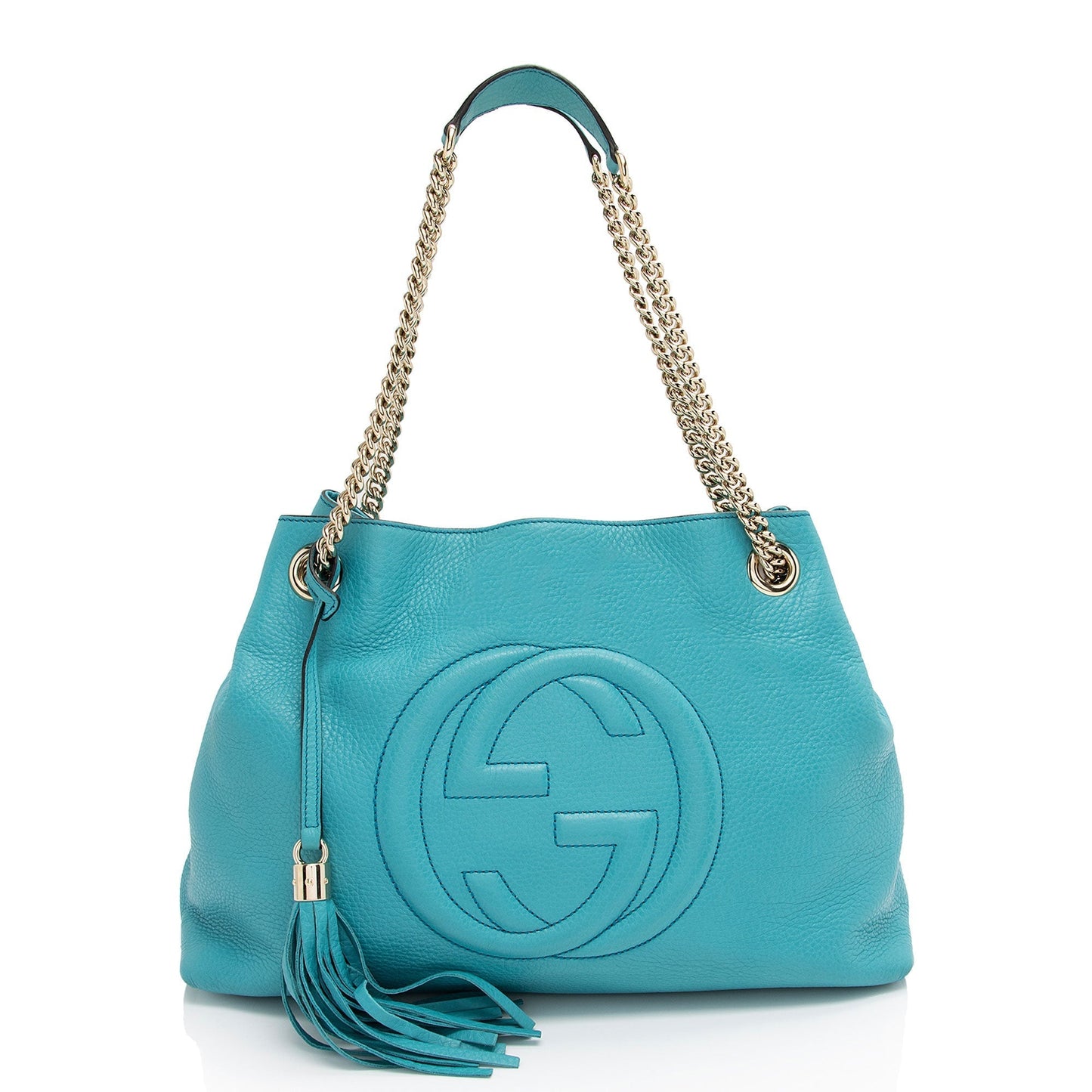 Gucci Leather Canvas Shoulder Bag
