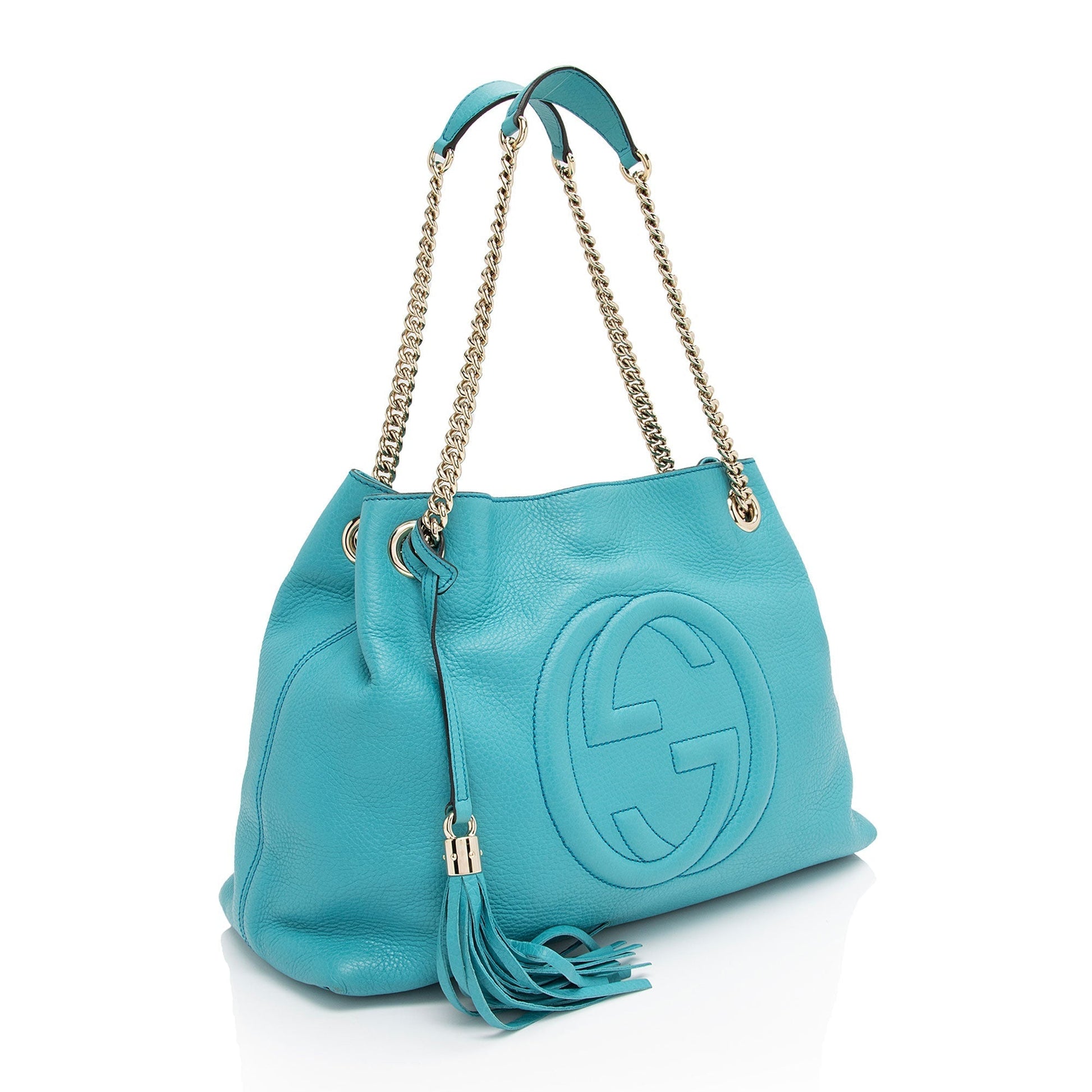 Gucci Leather Canvas Shoulder Bag