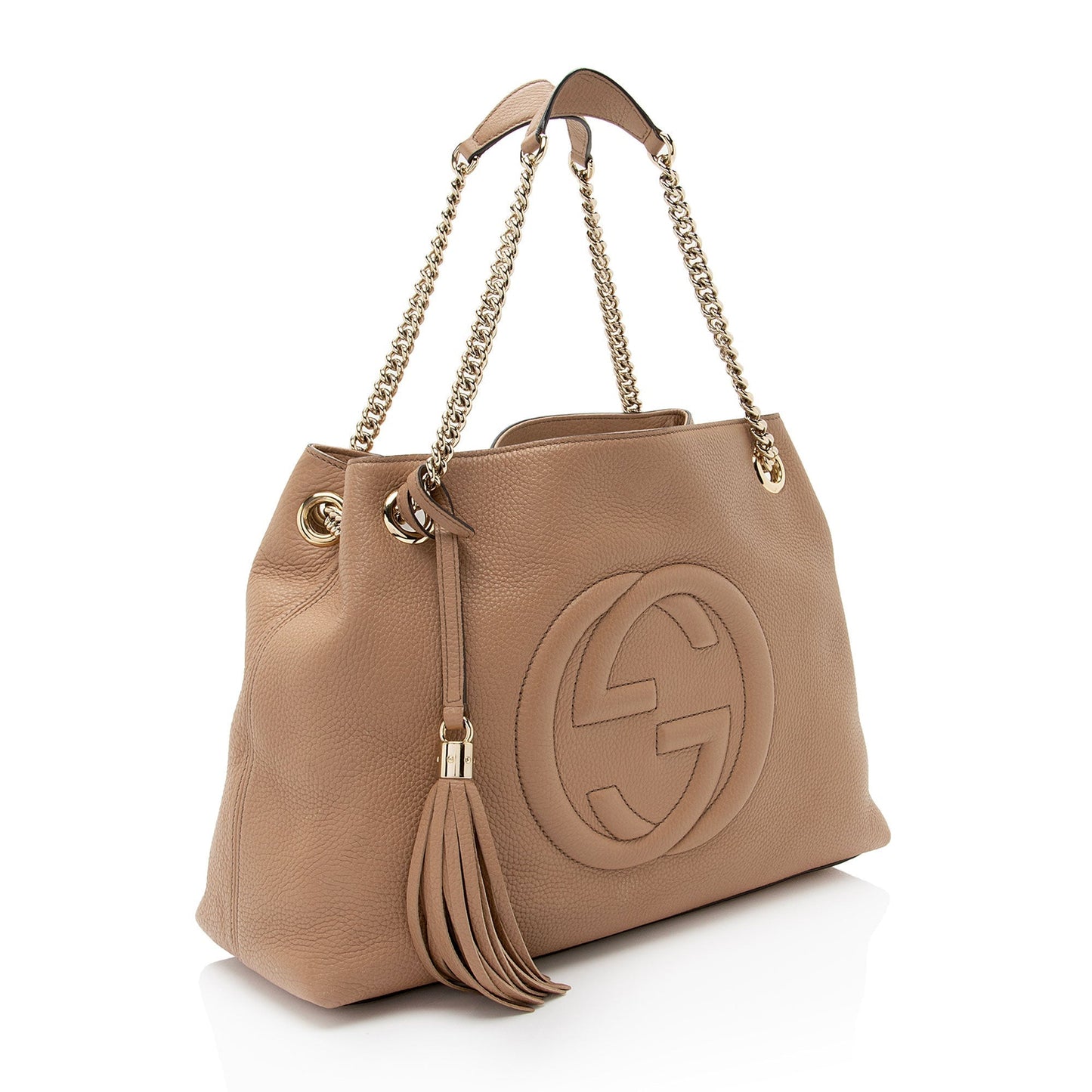 Gucci Leather Canvas Shoulder Bag