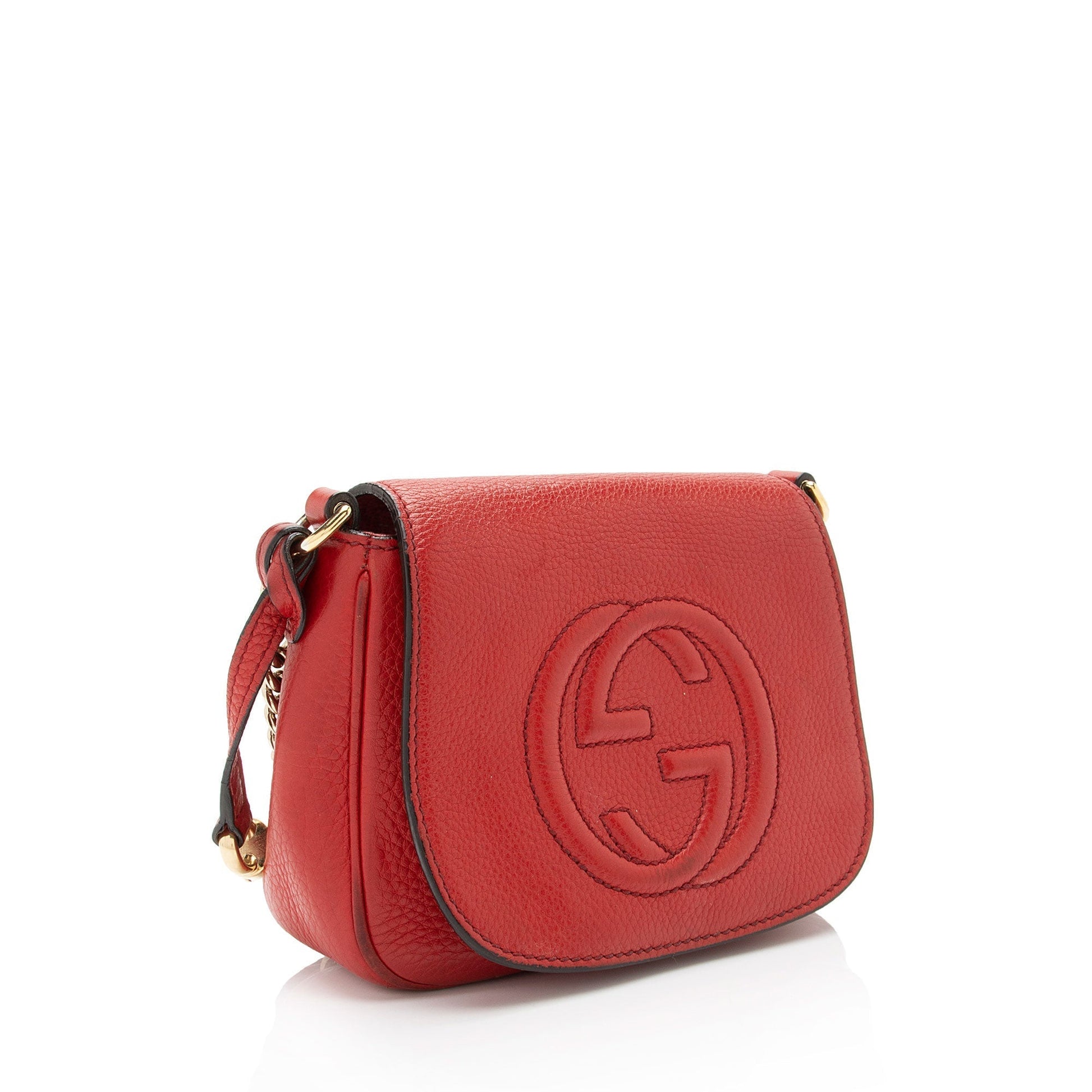 Gucci Chain Leather Shoulder Bag
