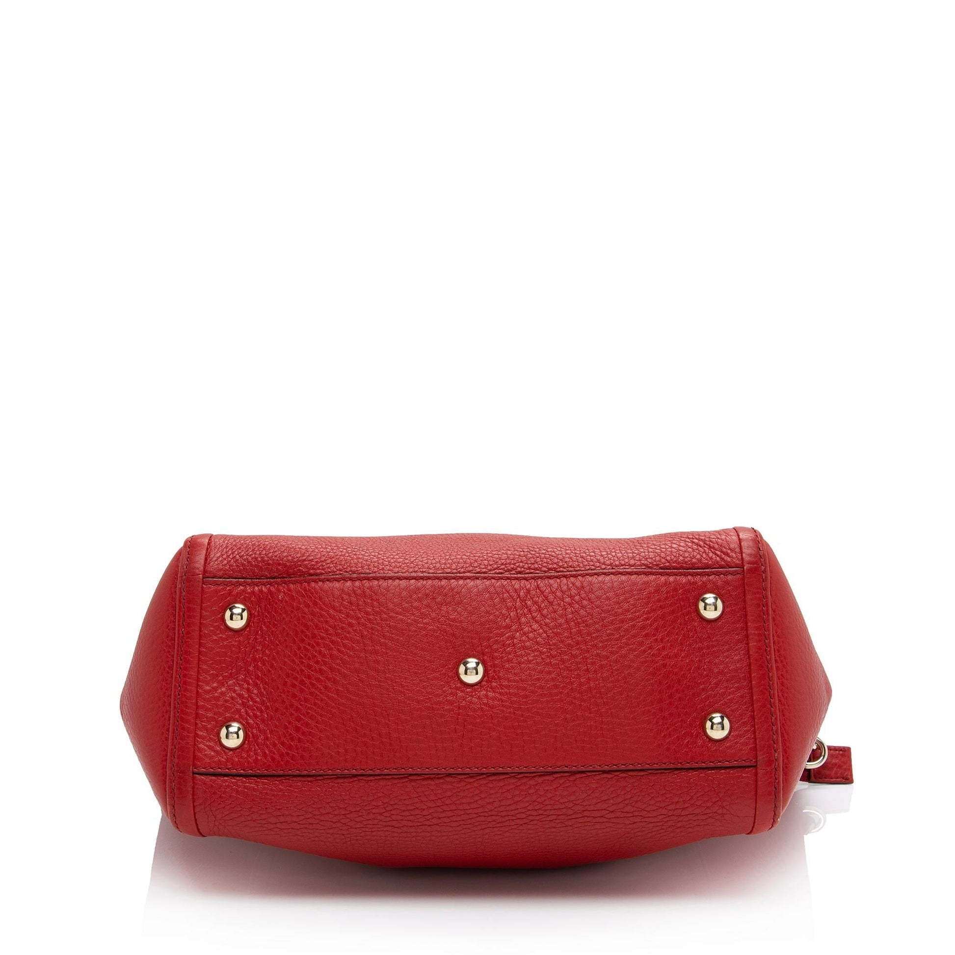 Gucci Leather Soho Top Handle Tote (SHF-CYGxPH)