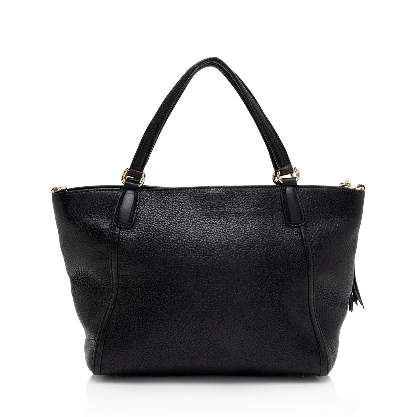Gucci Leather Canvas Tote