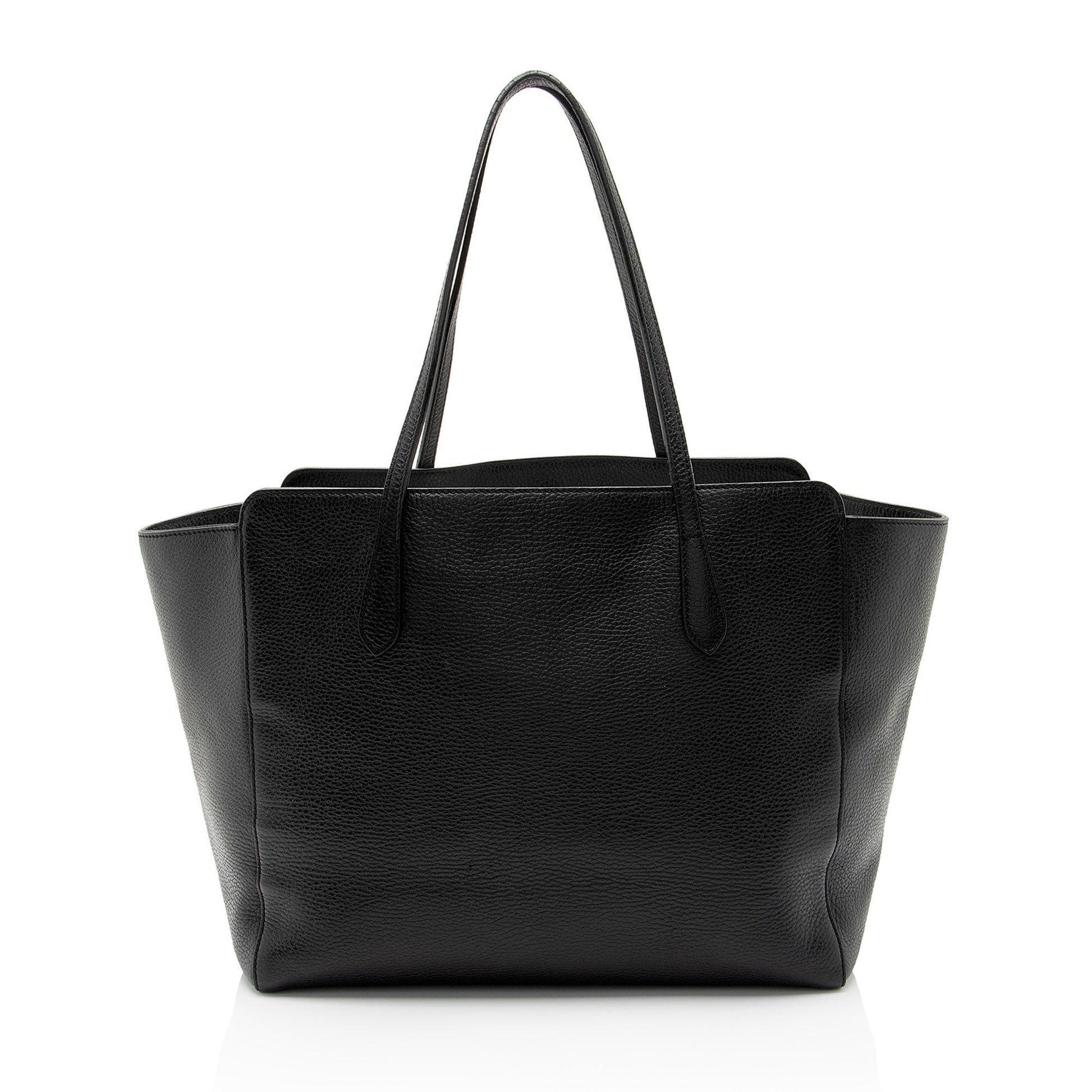 Gucci Leather Canvas Tote