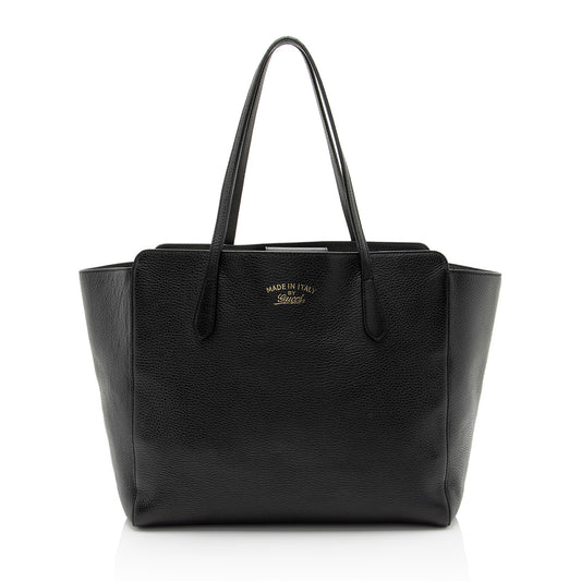 Gucci Leather Canvas Tote