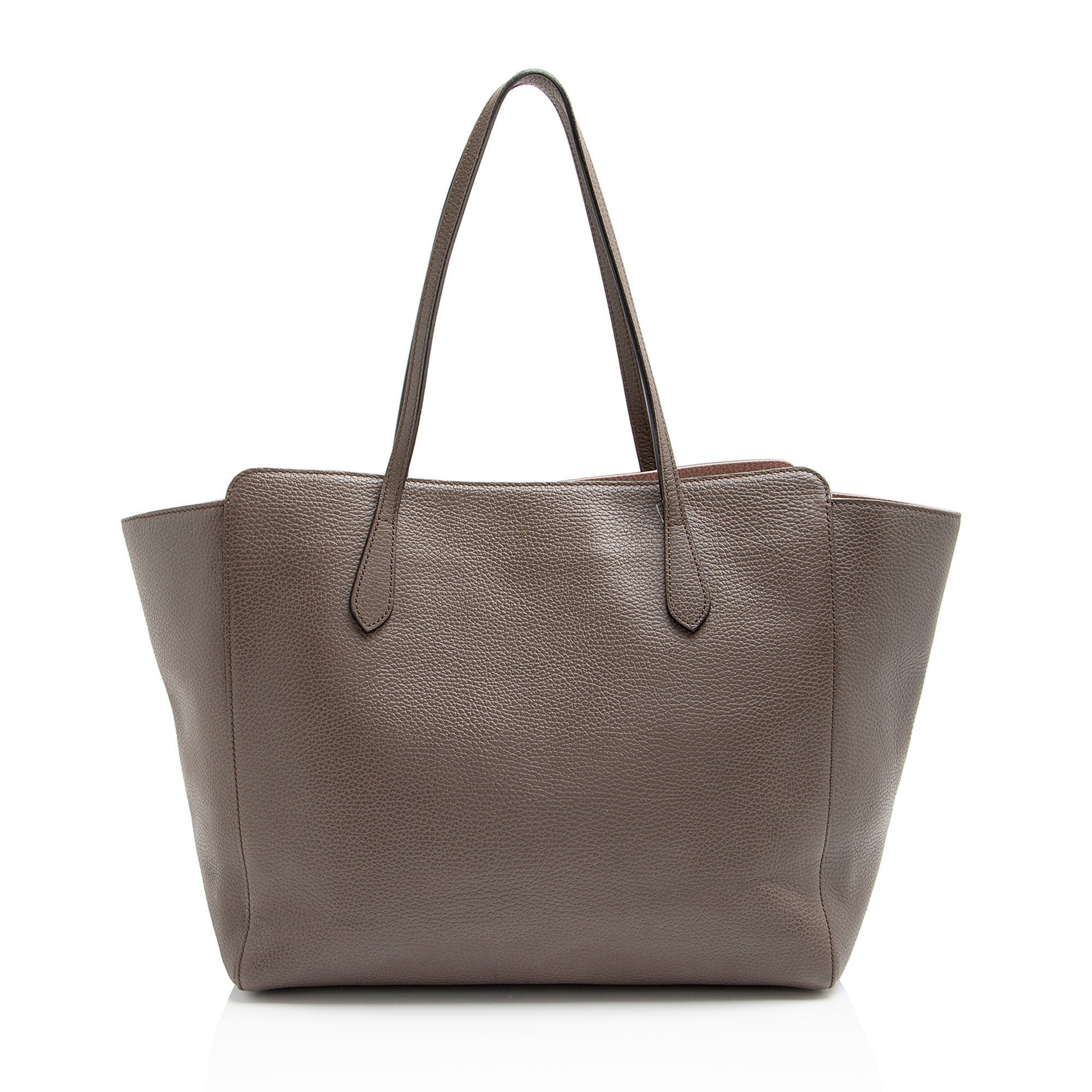 Gucci Leather Canvas Tote