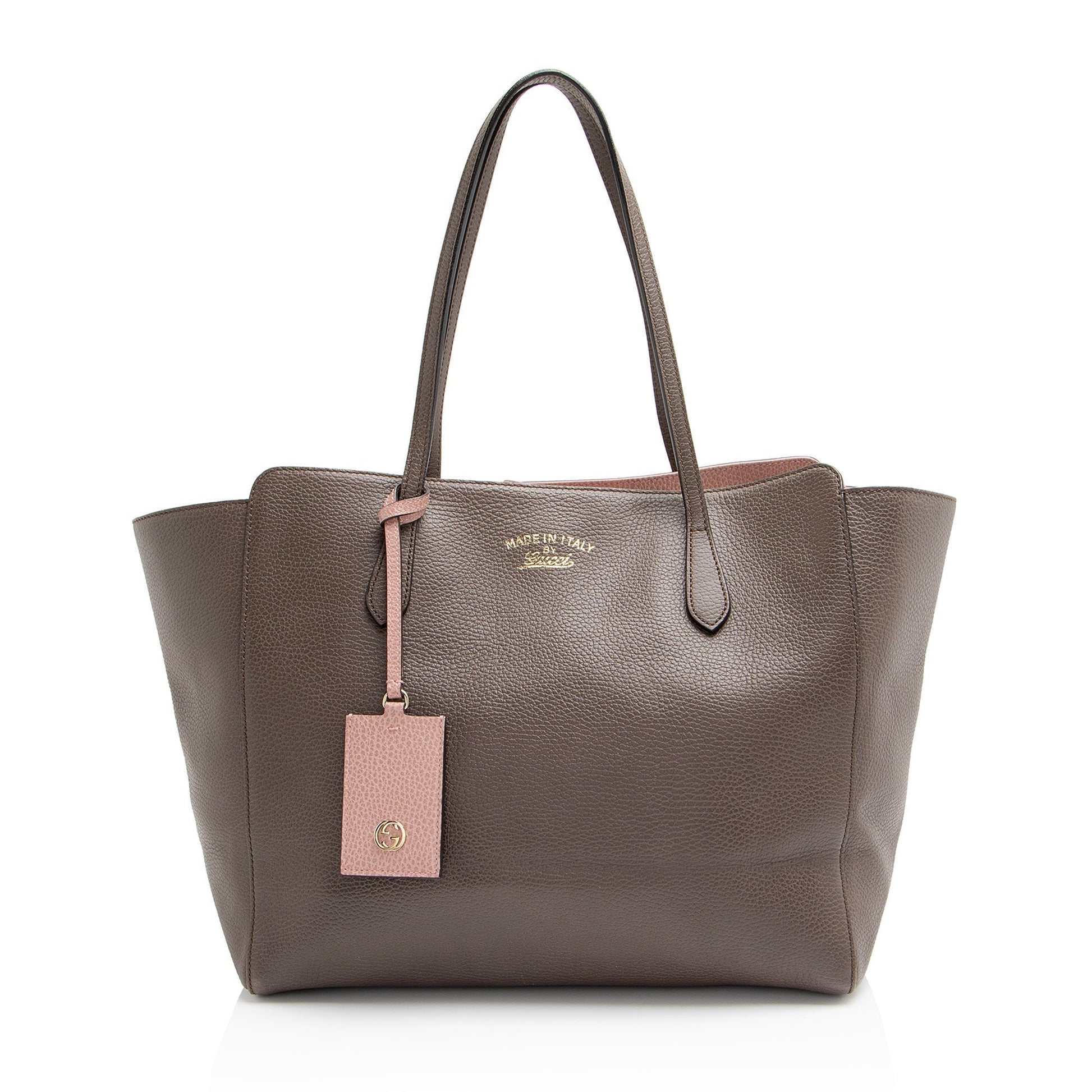 Gucci Leather Canvas Tote