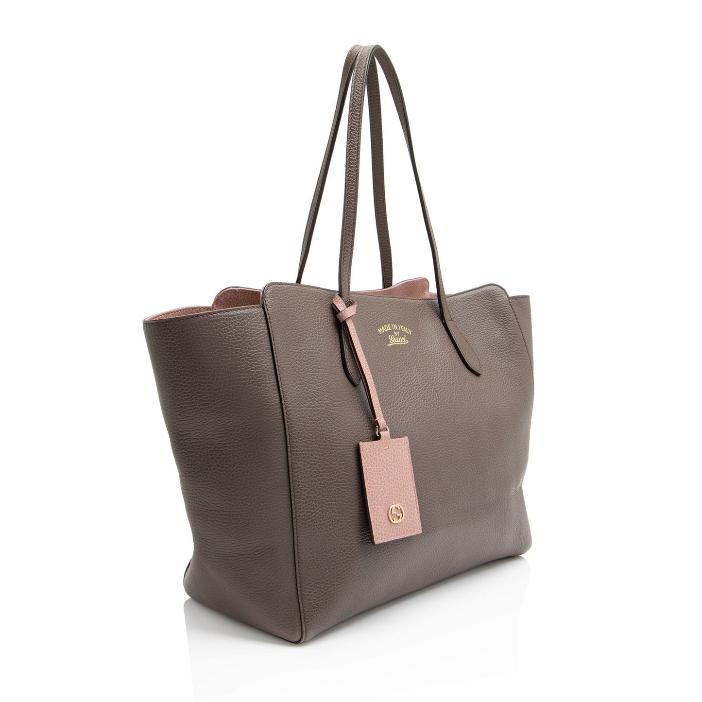 Gucci Leather Canvas Tote