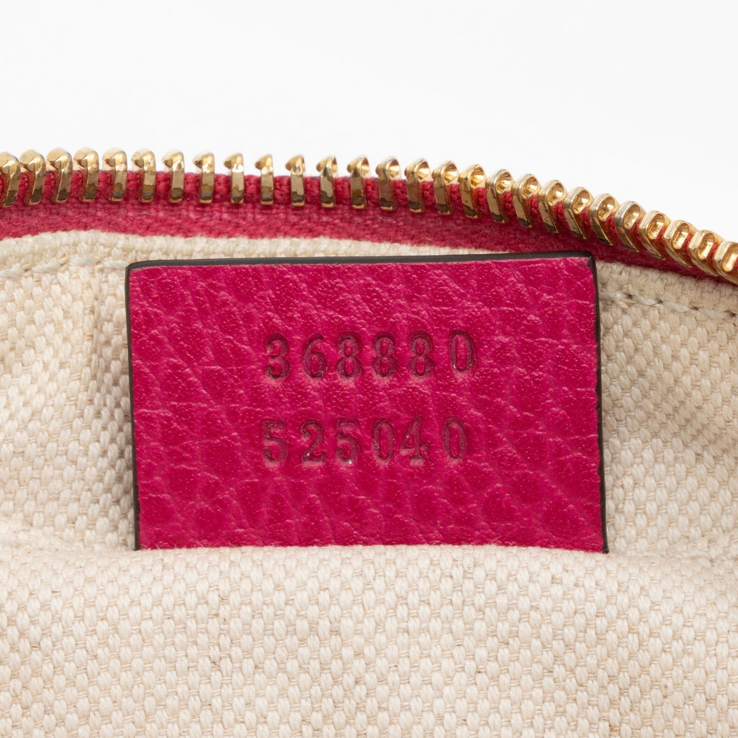 Gucci Pochette Leather Canvas Clutch