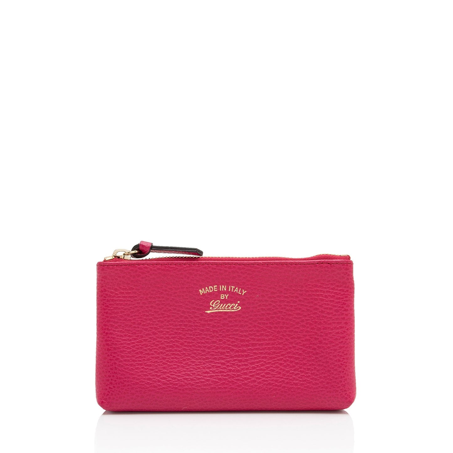 Gucci Pochette Leather Canvas Clutch