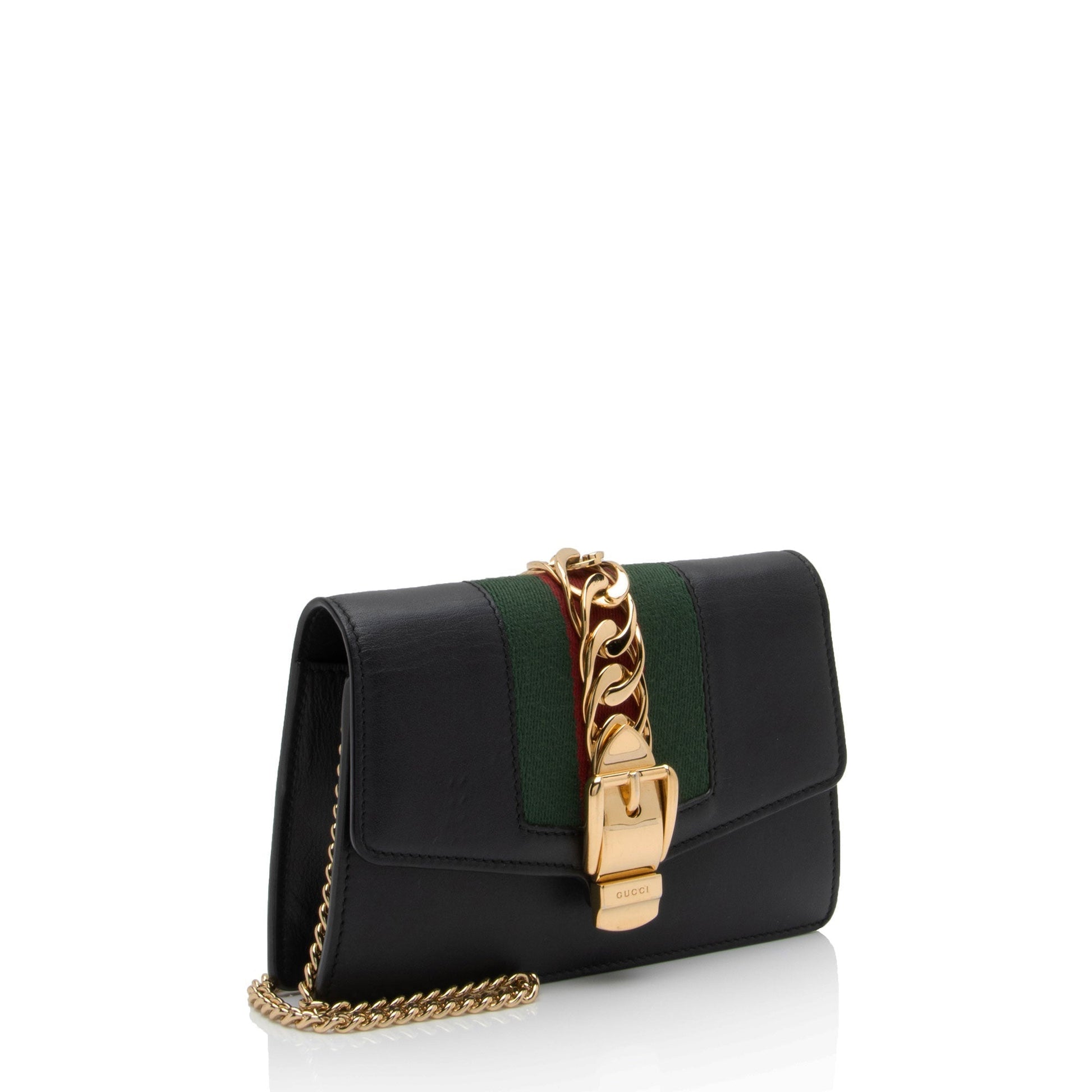Gucci Nylon Leather Mini Crossbody