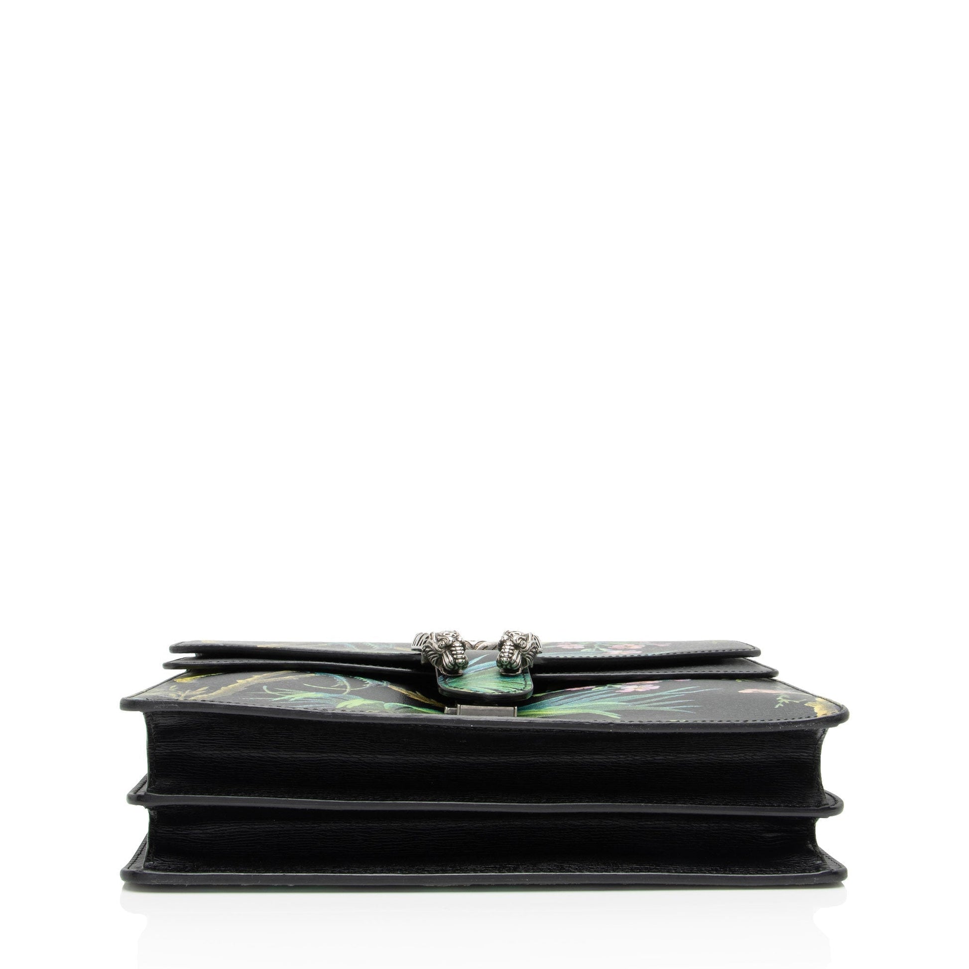 Gucci Leather Canvas Shoulder Bag