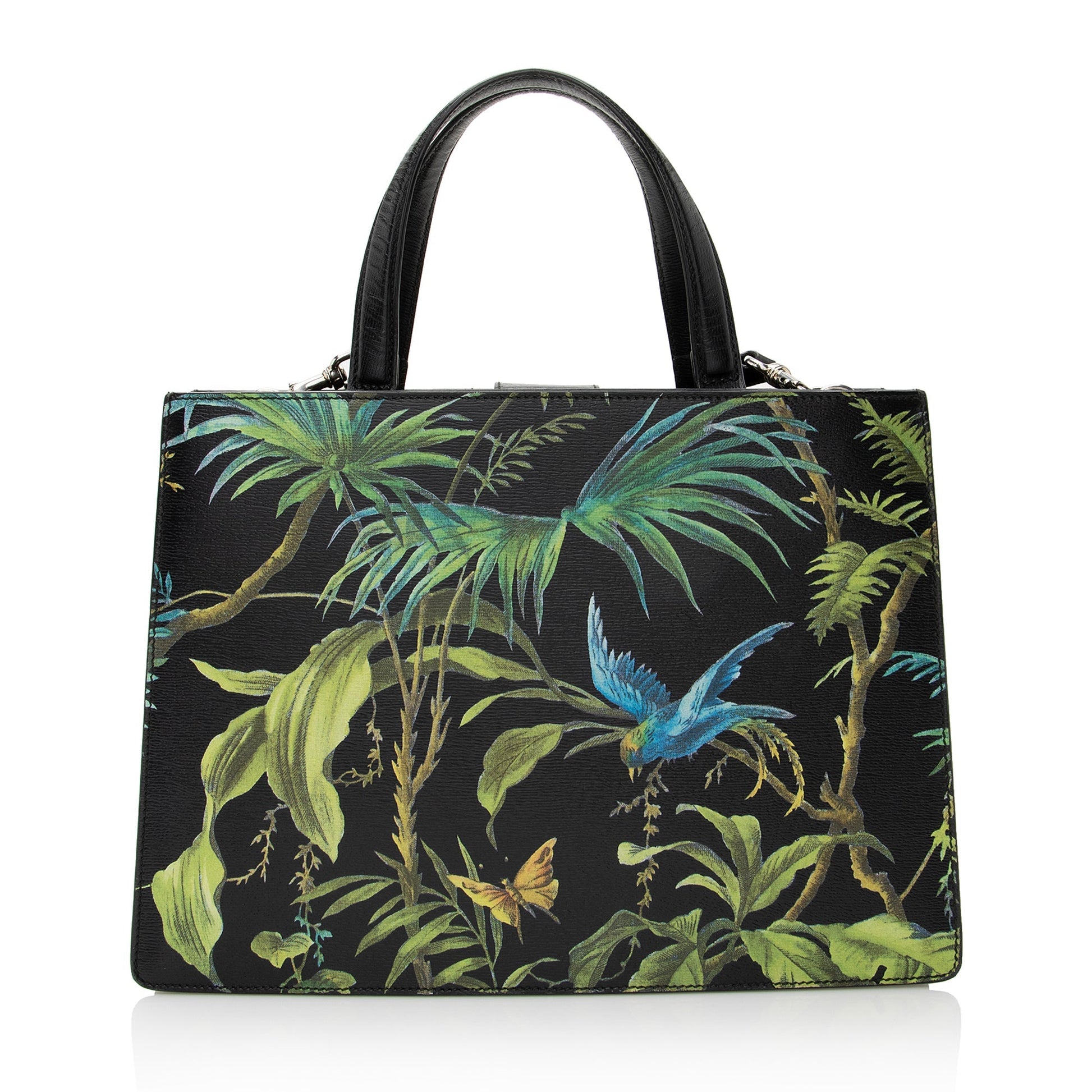 Gucci Leather Tropical Dionysus Medium Tote (SHF-22824)