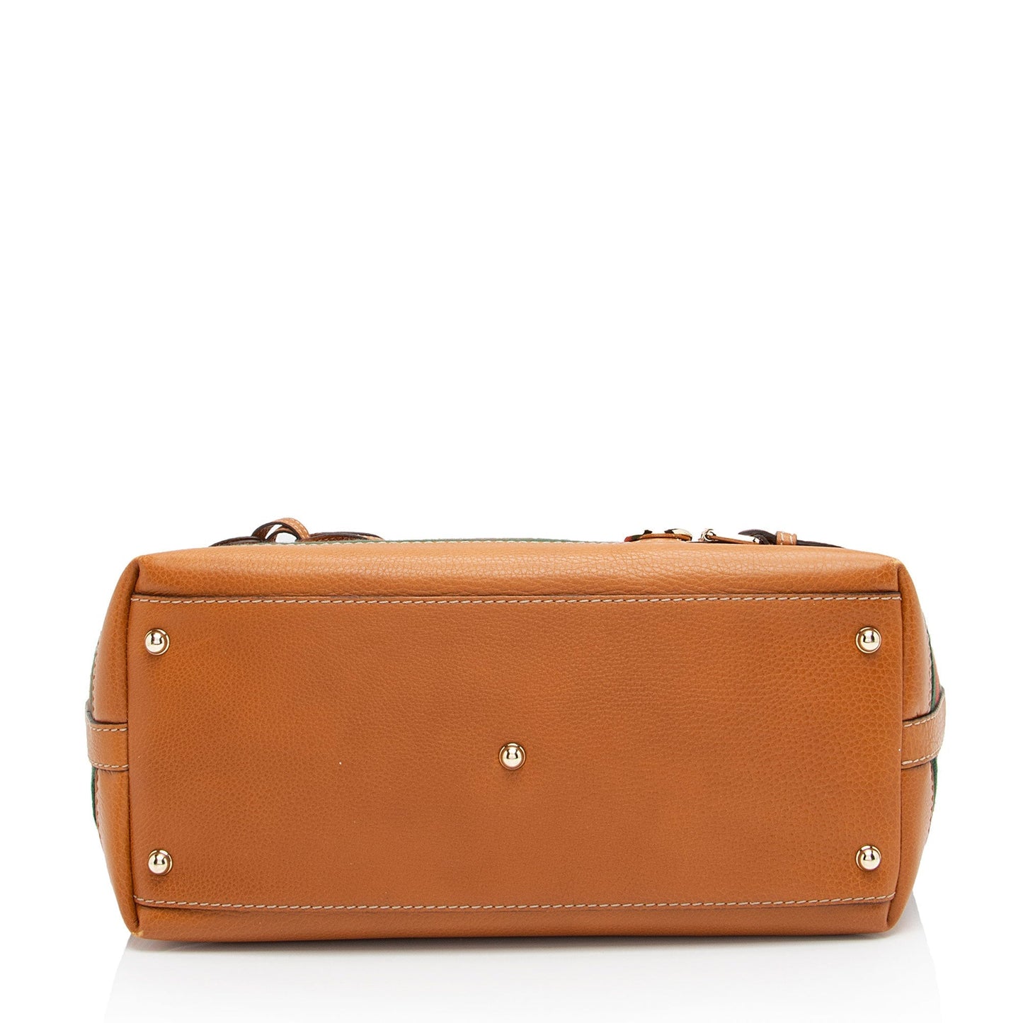 Gucci Nylon Leather Canvas Tote