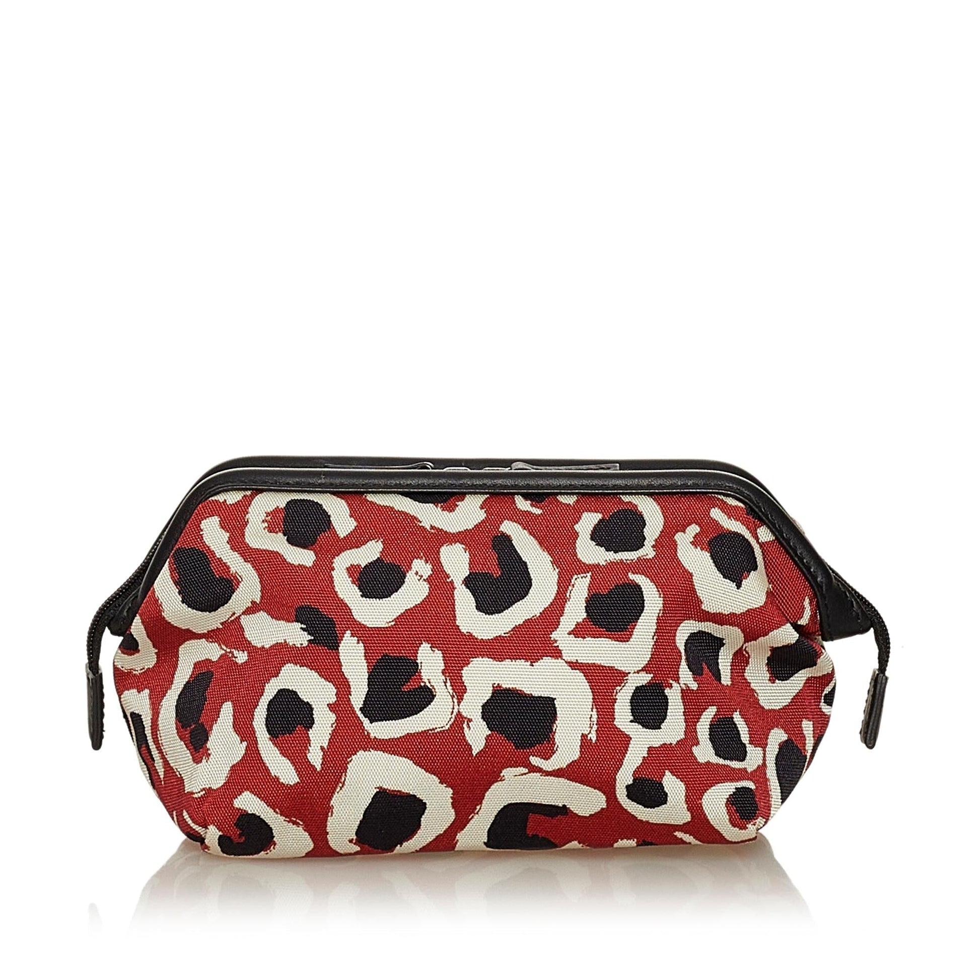 Gucci Leather Nylon Clutch Style 3