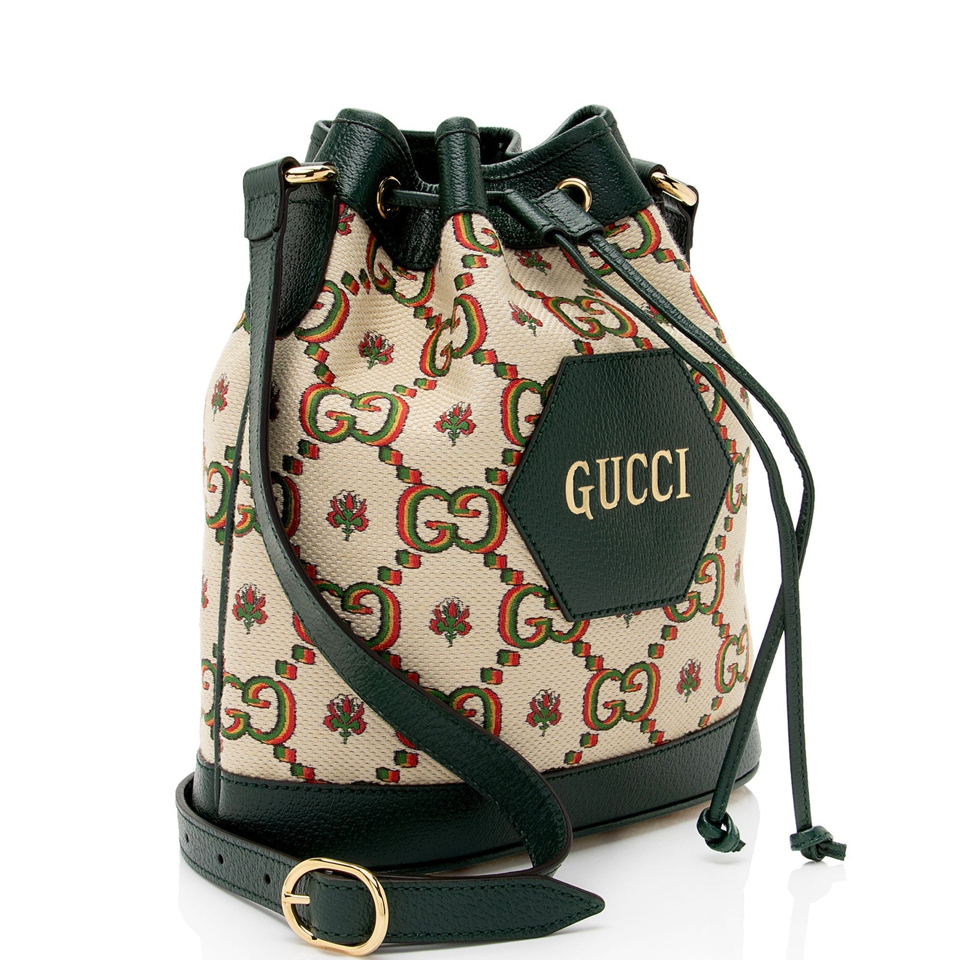 Gucci Leather Canvas Crossbody