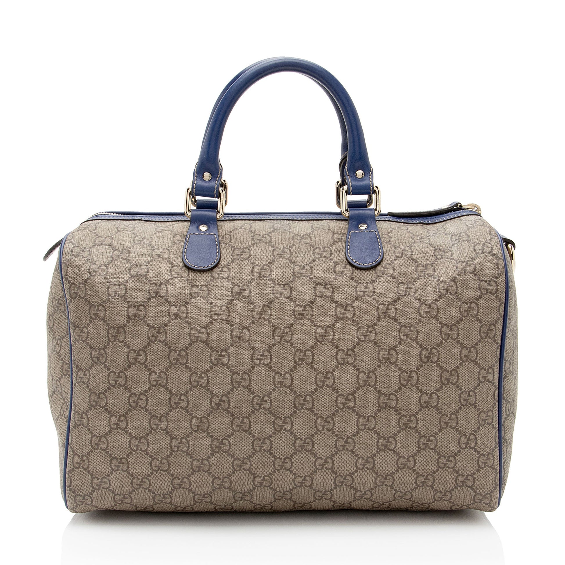 Gucci Leather Canvas Handbag