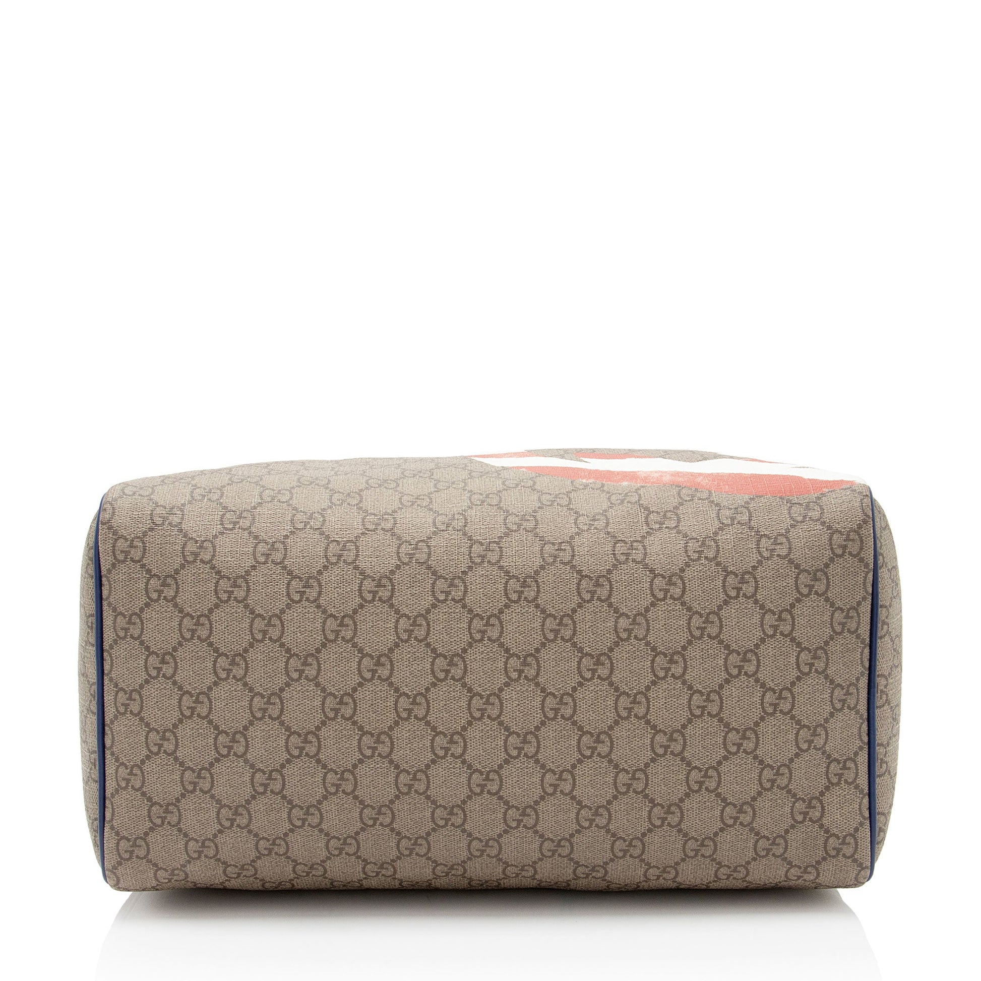 Gucci Leather Canvas Handbag