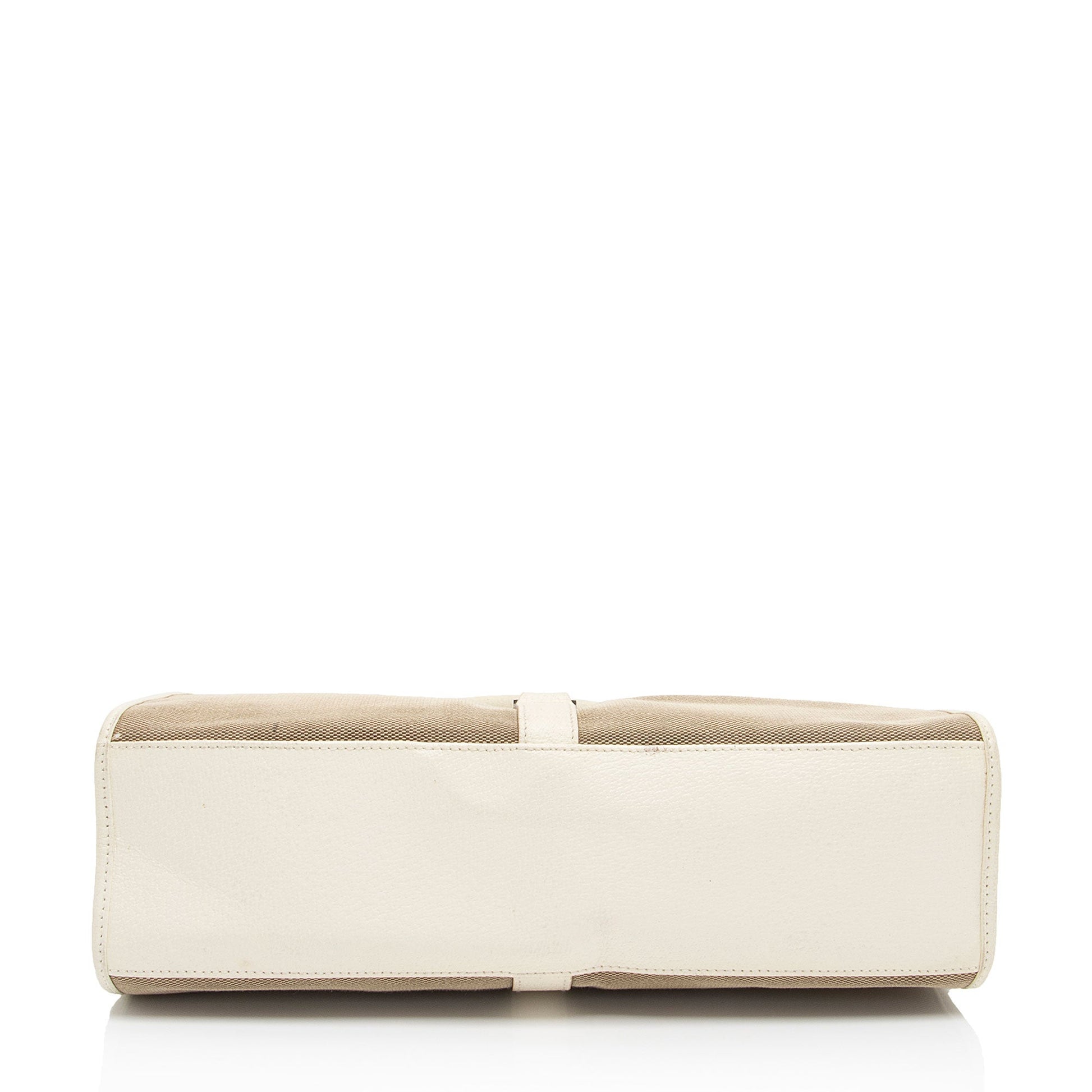 Gucci Linen Bardot Shoulder Bag (SHF-nZNLKy)