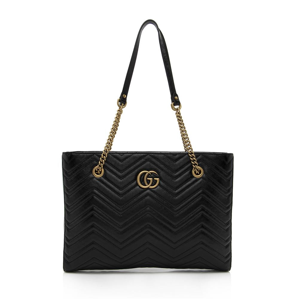 Gucci GG Marmont Calfskin Monogram Tote