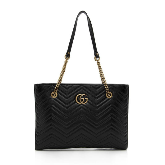 Gucci GG Marmont Calfskin Monogram Tote