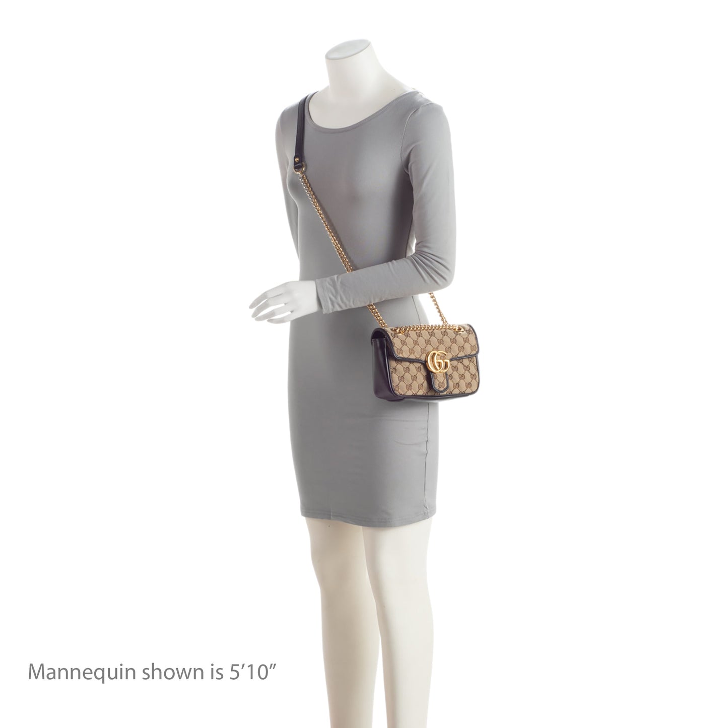 Gucci Matelasse GG Canvas GG Marmont Small Flap Bag