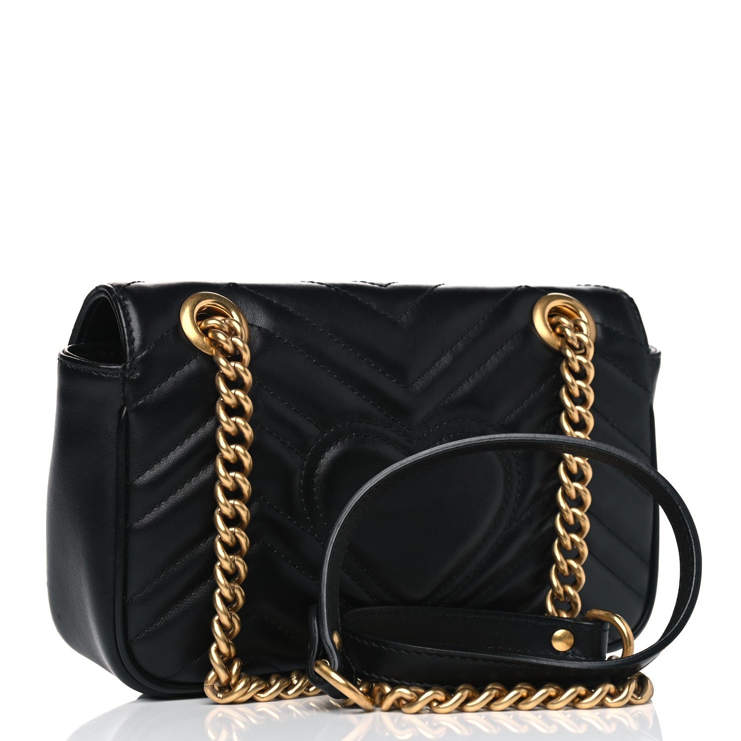 Gucci Caro Chain Leather Shoulder Bag