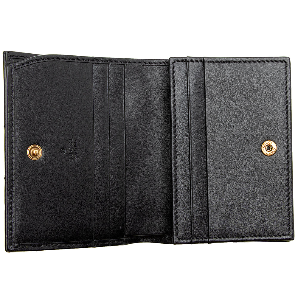Gucci Matelasse GG Marmont Card Case Wallet (SHF-21334)