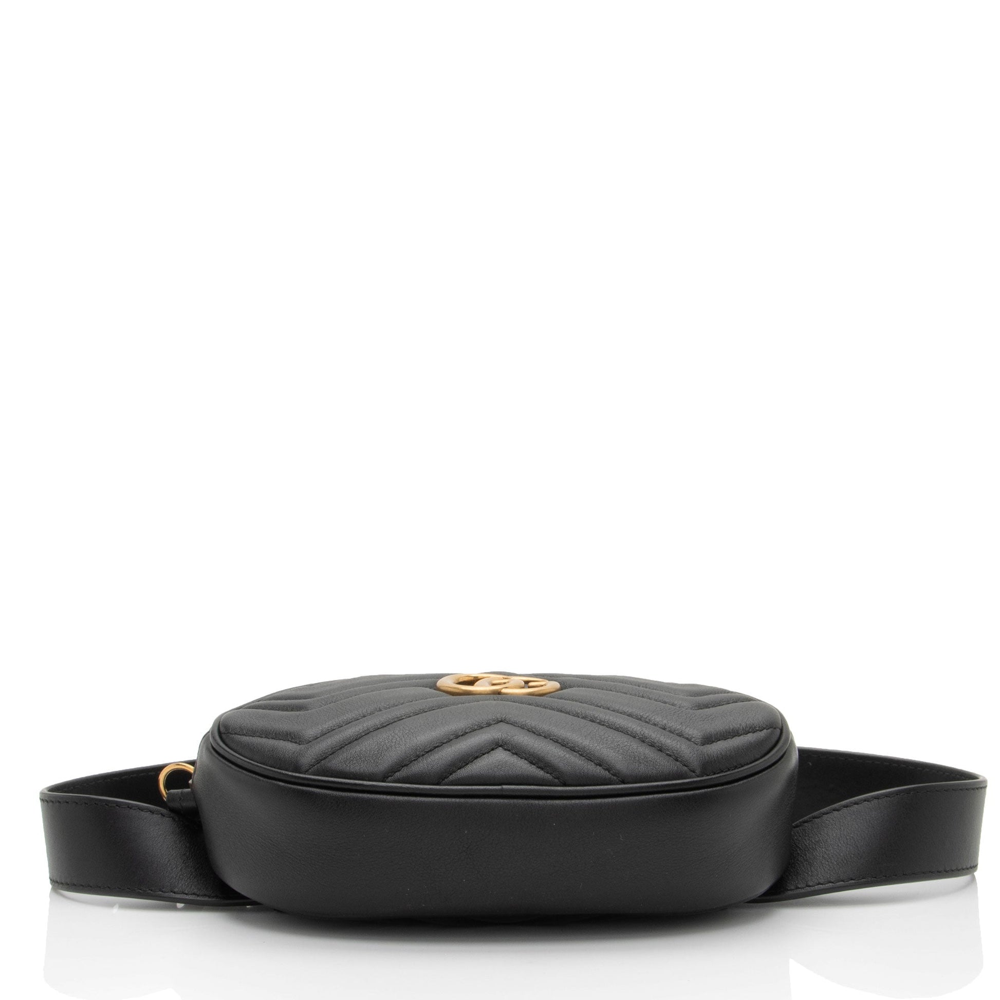 Gucci Matelasse Leather GG Marmont Belt Bag - Size 30 / 75 (SHF-LoosRT)