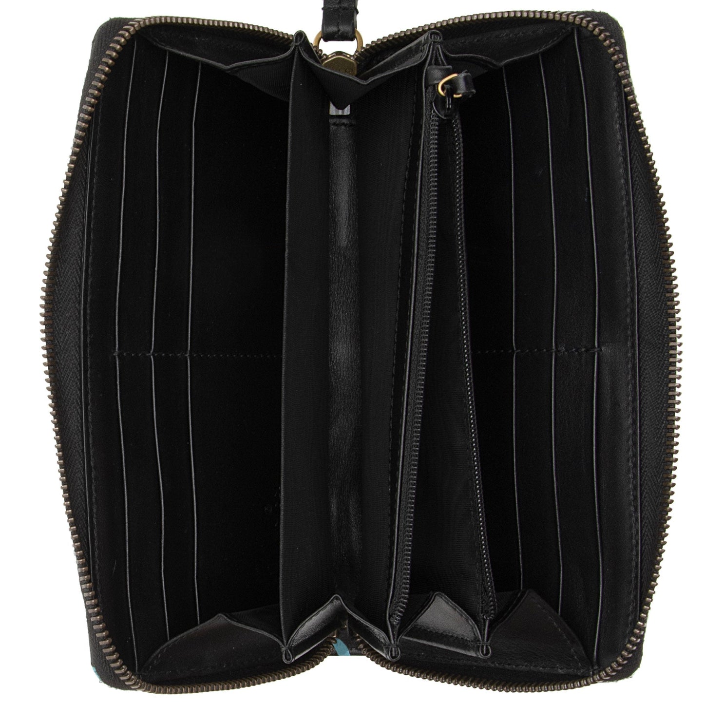 Gucci Matelasse GG Marmont Ghost Zip Around Wallet (SHF-nSlm24)