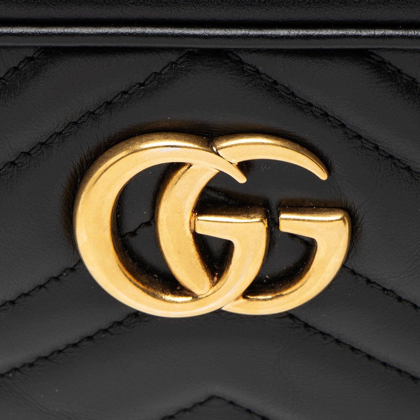 Gucci Matelasse Leather GG Marmont Mini Camera Bag