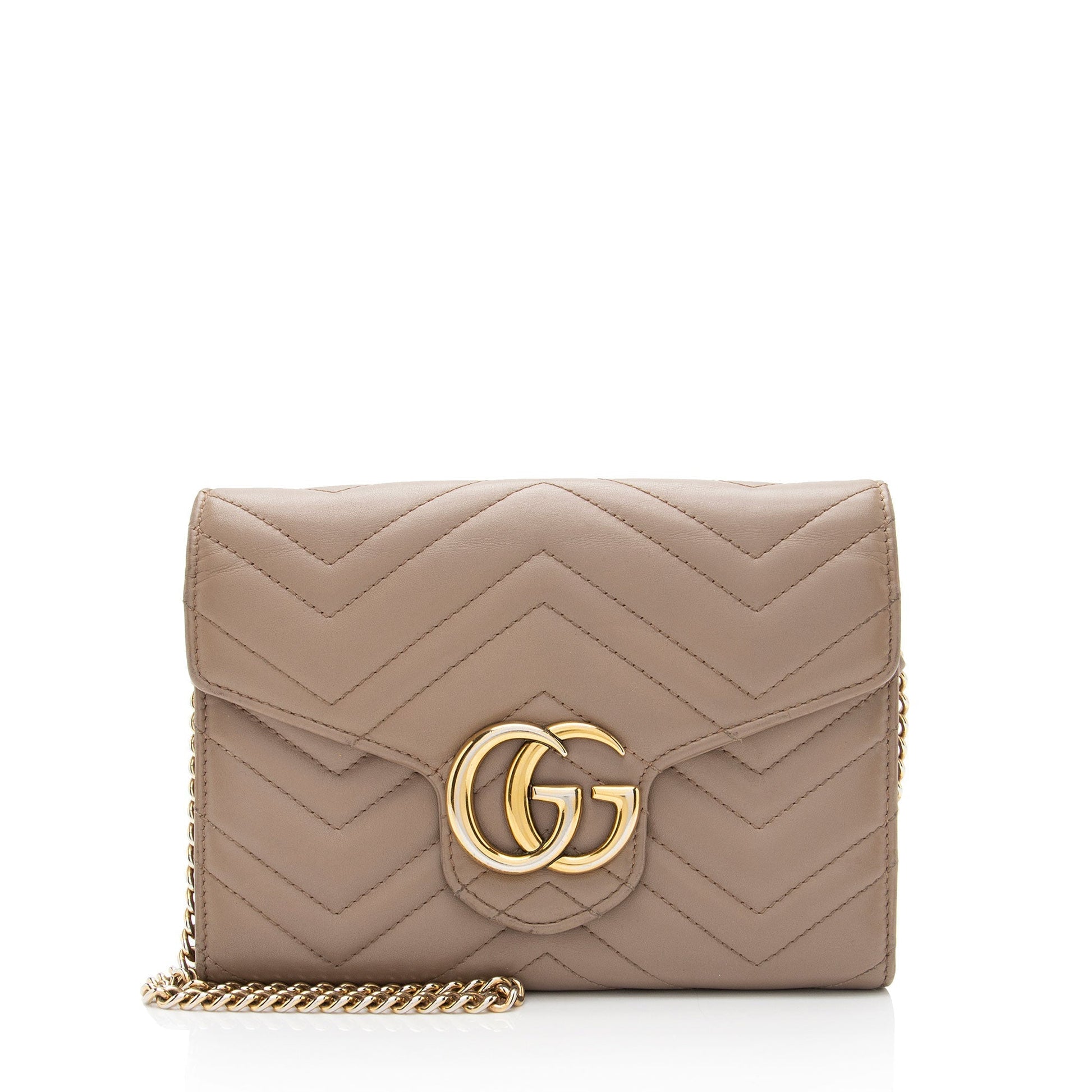 Gucci Chain Leather Crossbody