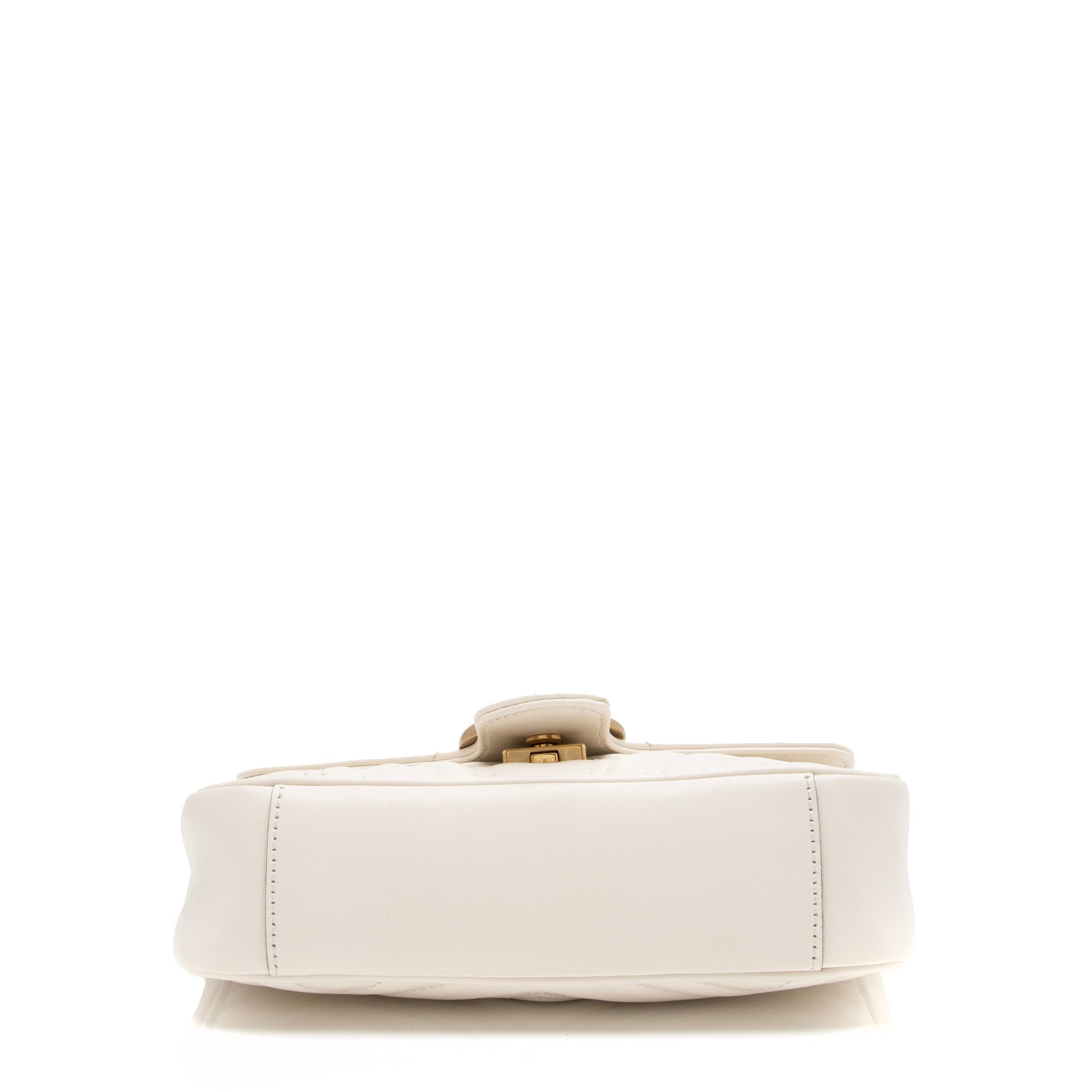 Gucci Matelasse Leather GG Marmont Mini Shoulder Bag (SHF-nrvxzd)