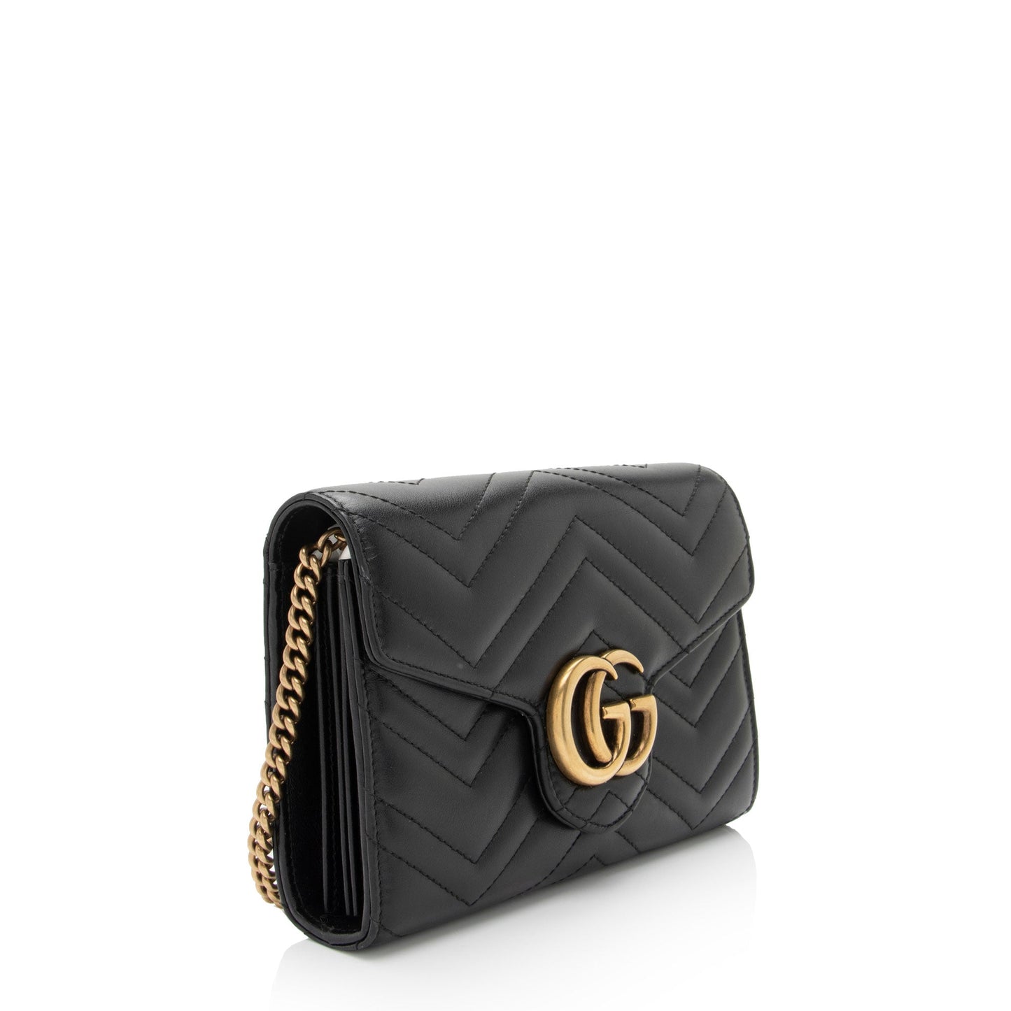 Gucci Chain Leather Crossbody