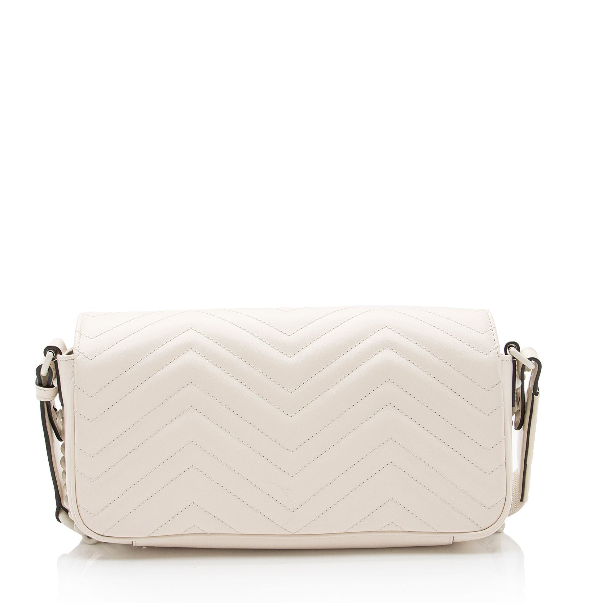 Gucci Nylon Leather Canvas Shoulder Bag