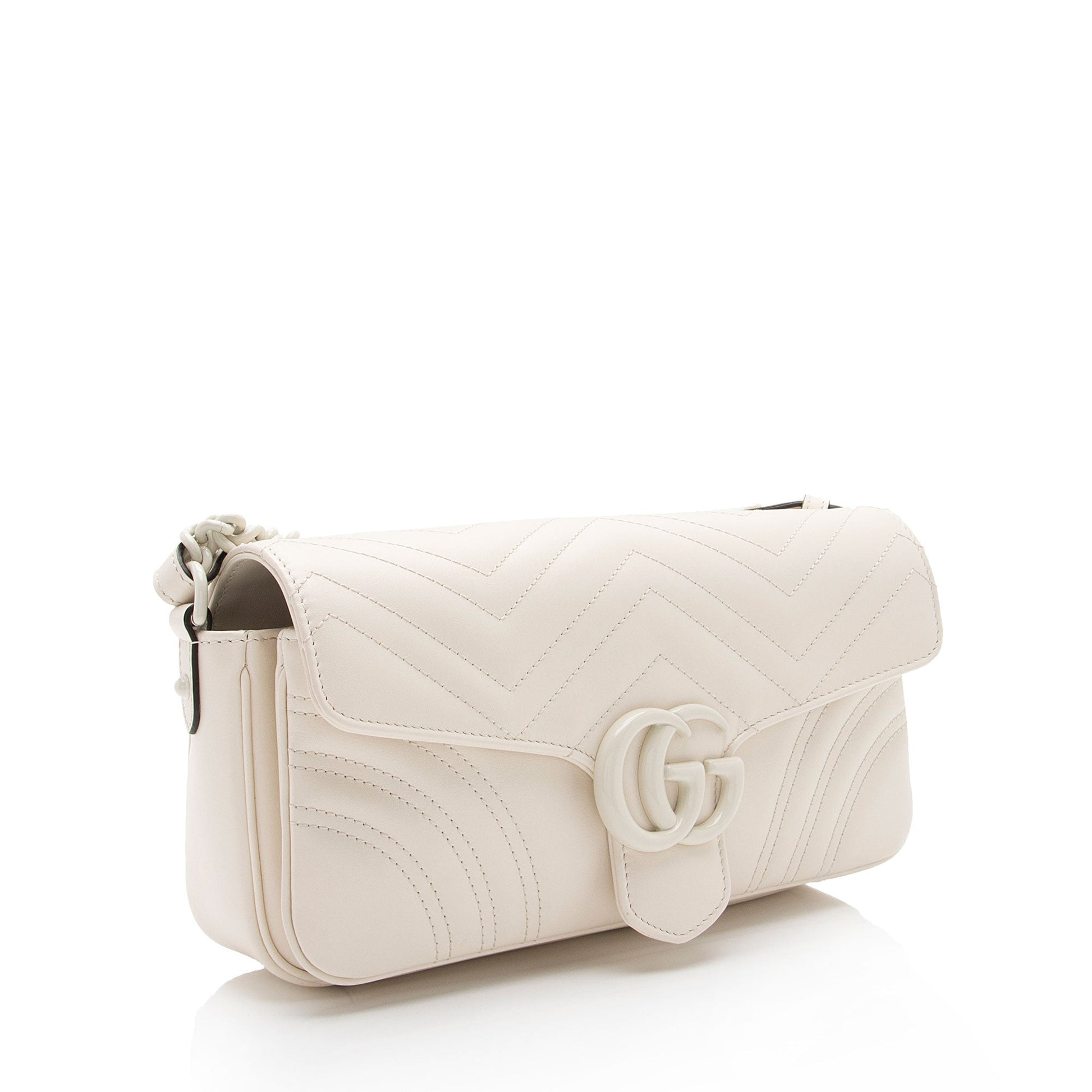 Gucci Nylon Leather Canvas Shoulder Bag
