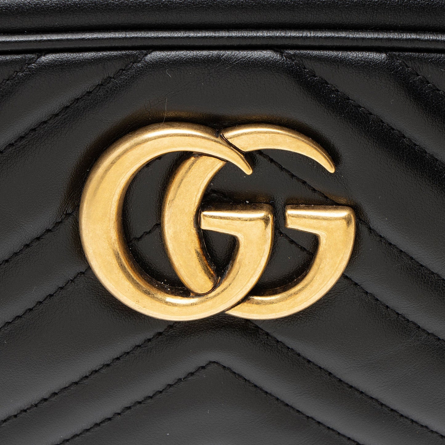 Gucci Matelasse Leather GG Marmont Small Camera Bag