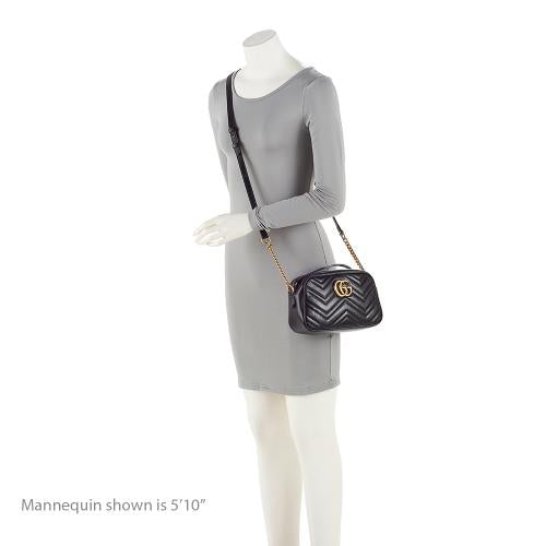 Gucci Matelasse Leather GG Marmont Small Shoulder Bag (SHF-20150)