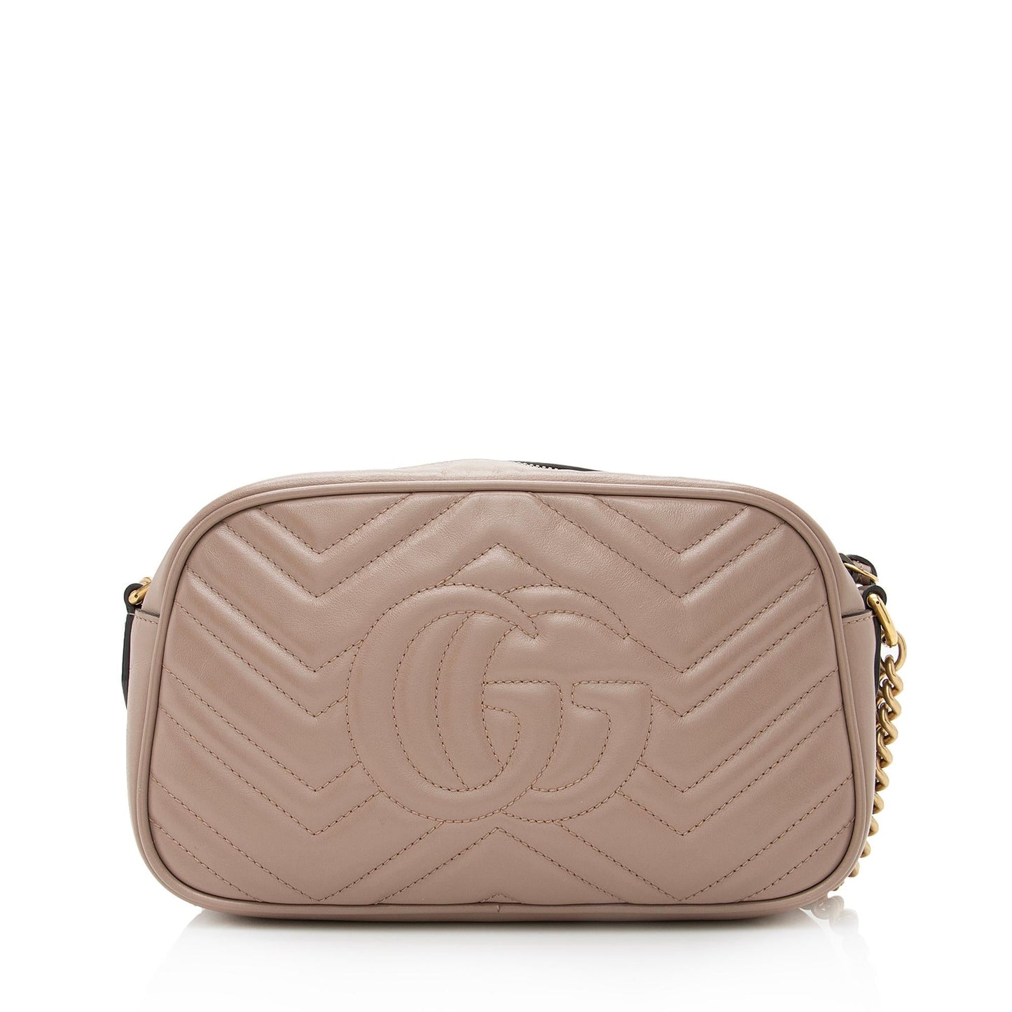 Gucci Matelasse Leather GG Marmont Small Shoulder Bag (SHF-22520)