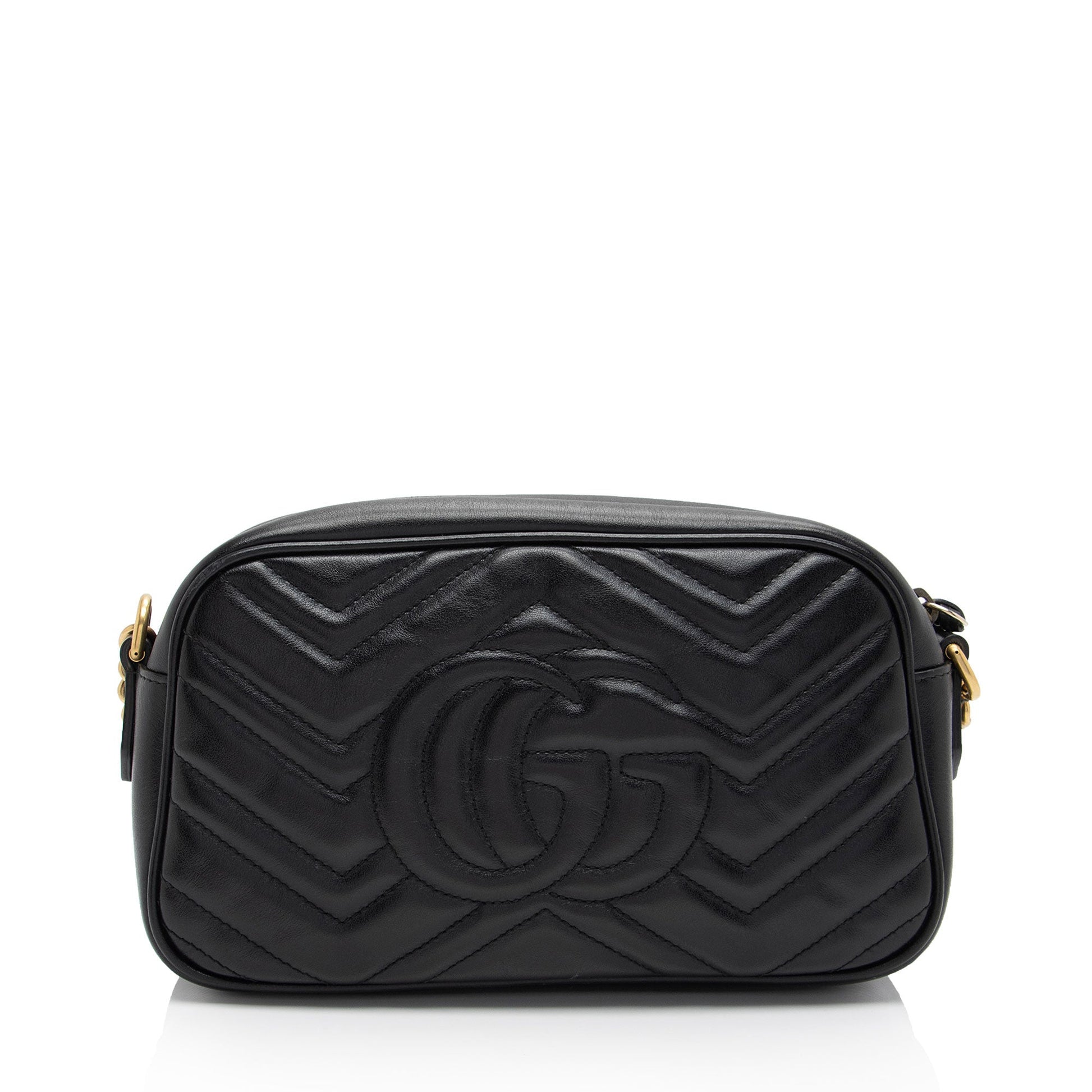 Gucci Matelasse Leather GG Marmont Small Shoulder Bag (SHF-RkEnxD)