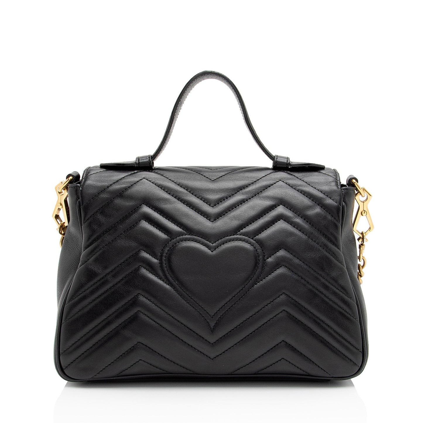 Gucci Leather Top Handle Shoulder Bag