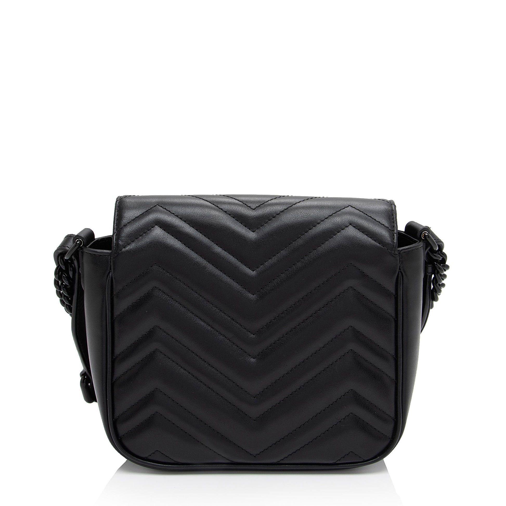 Gucci Matelasse Leather GG Marmont Square Shoulder Bag (SHF-43SCt3)