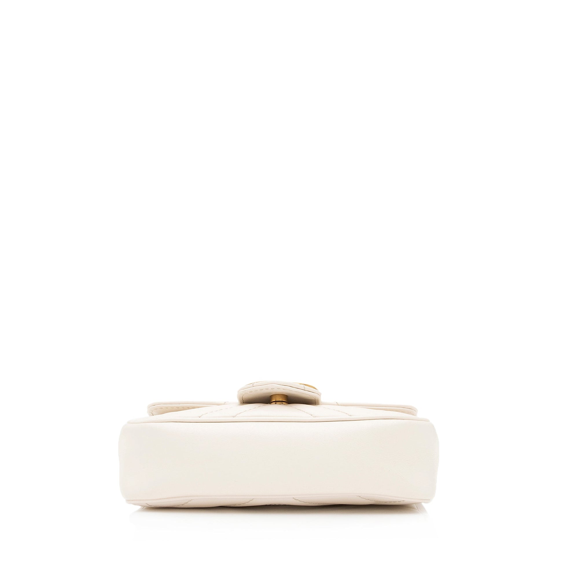Gucci Matelasse Leather GG Marmont Super Mini Bag (SHF-23685)