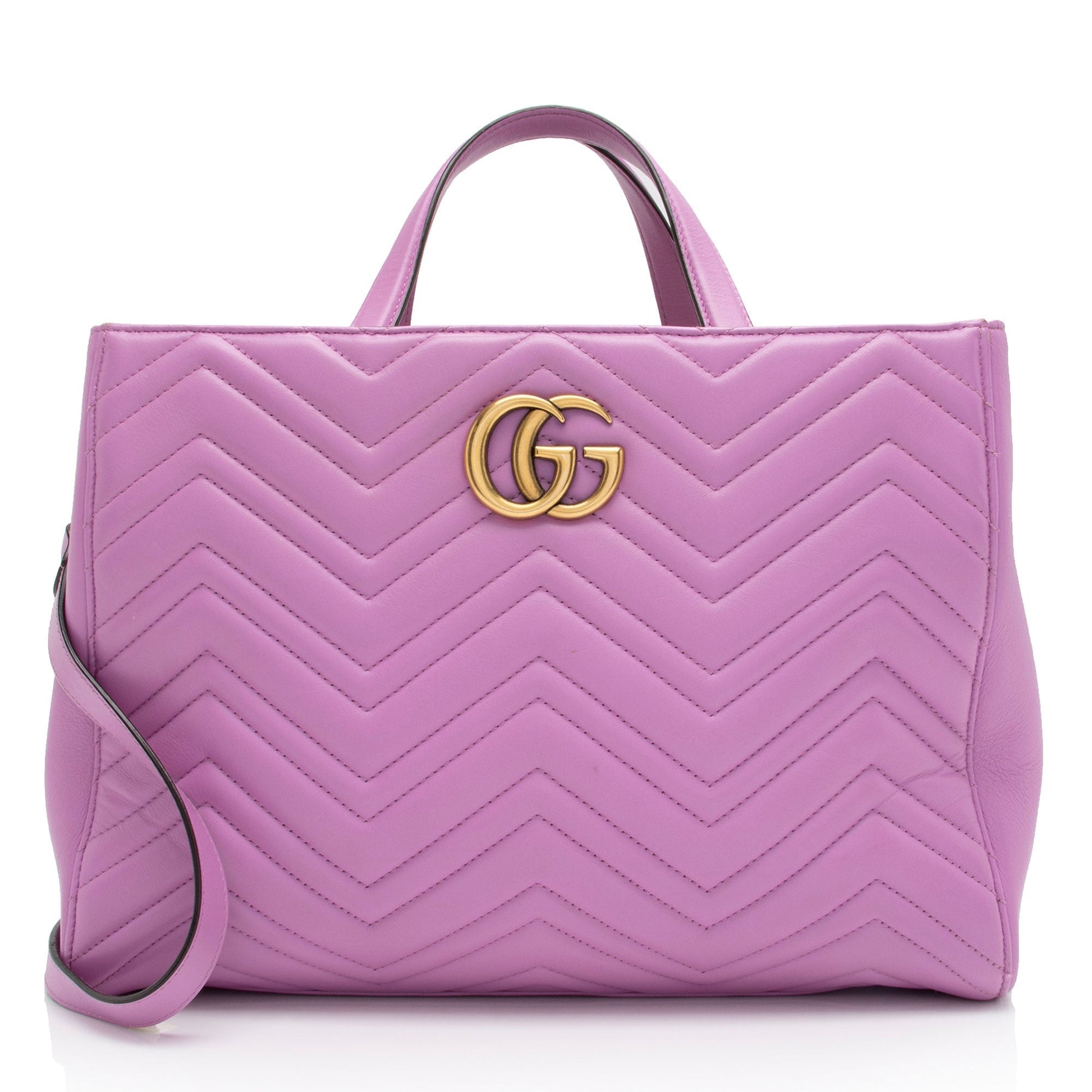 Gucci Leather Top Handle Shoulder Bag